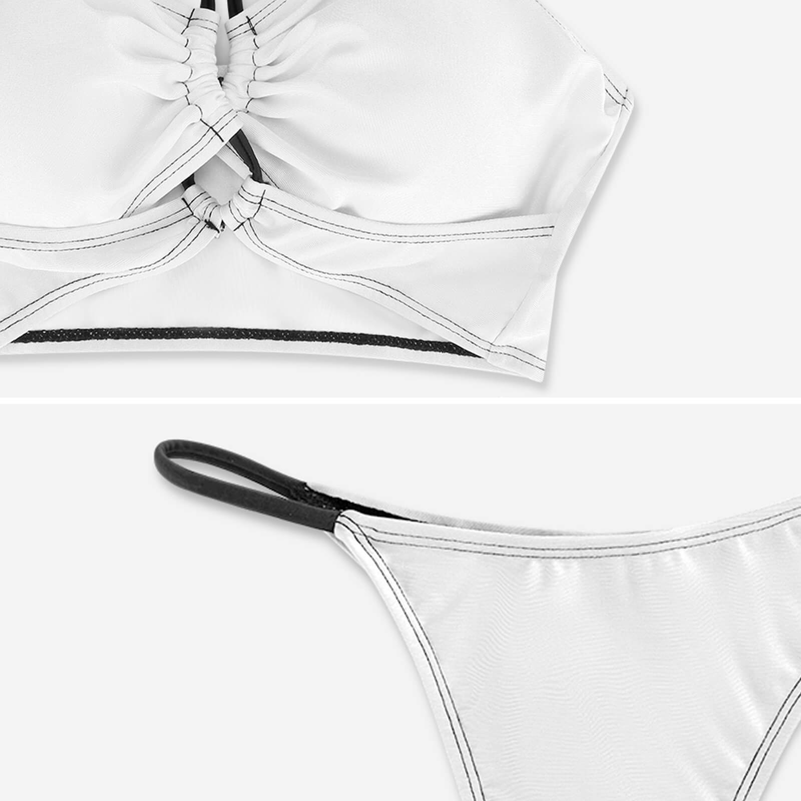 Phases of an orgasm criscross bikini
