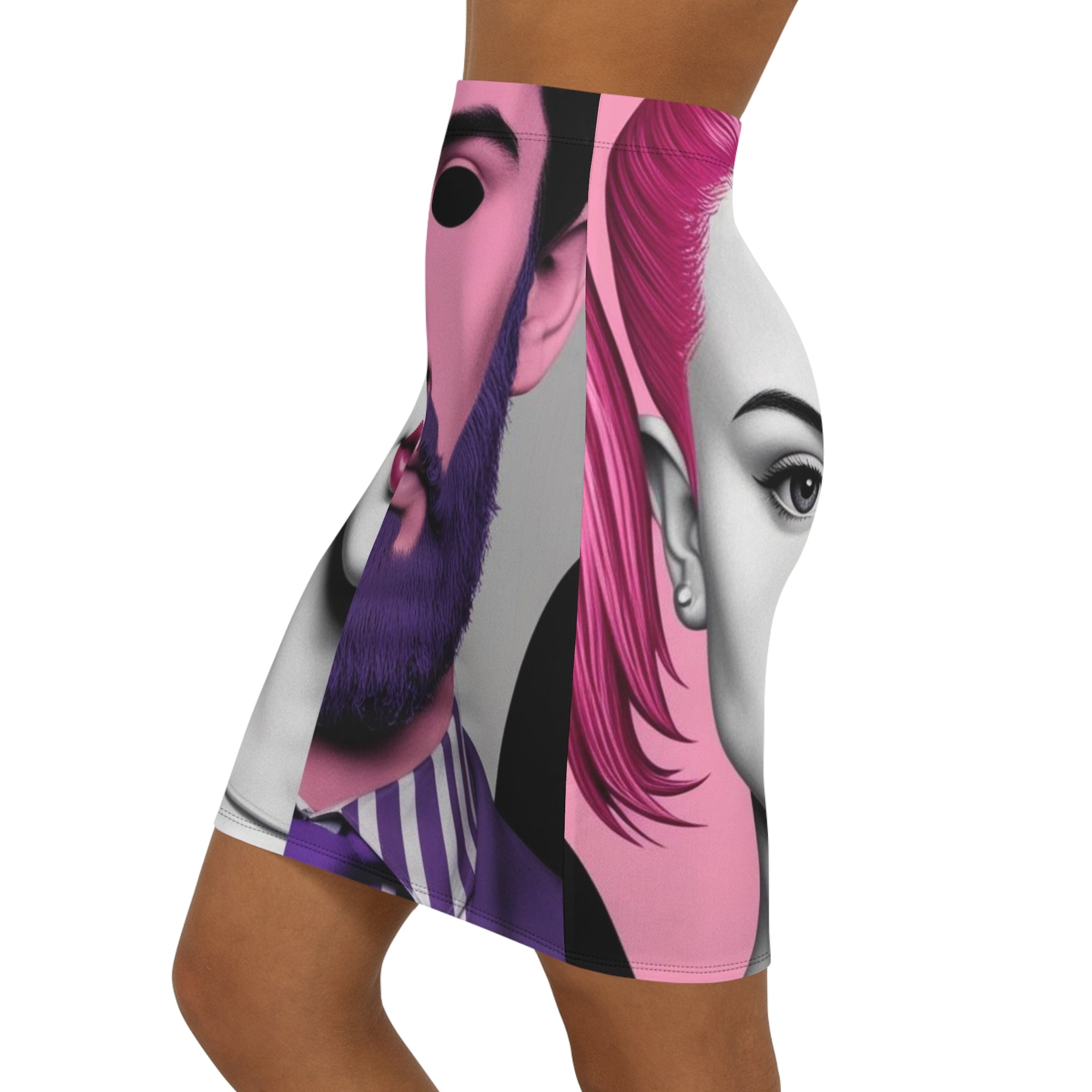 Art & Duality Pencil Skirt | Shh...It's Art Collection
