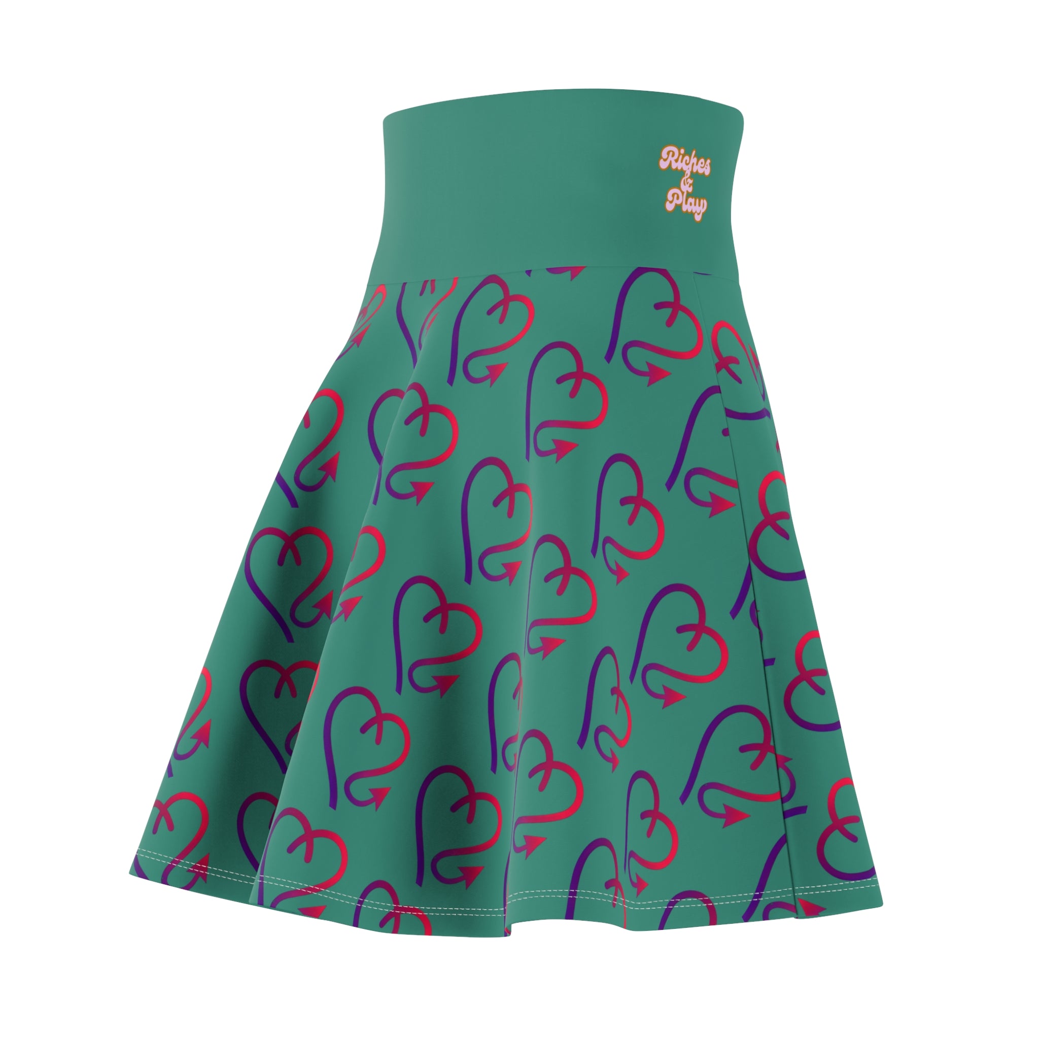 Good & Devilish Skater Skirt – Bold Feminine Statement Skirt | Riches & Play
