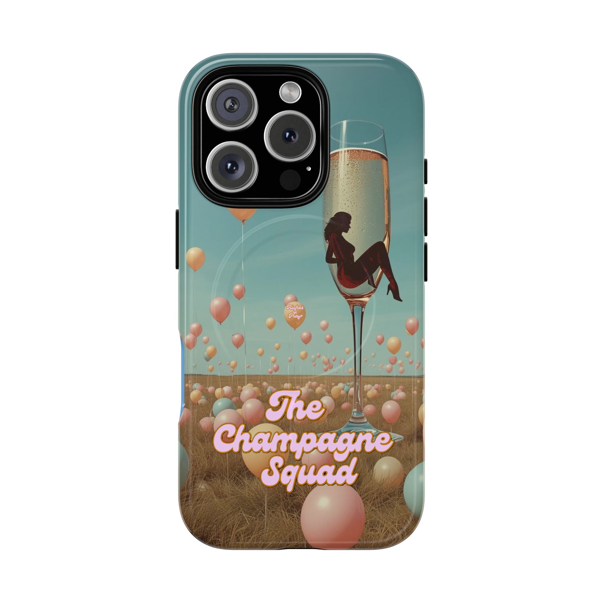 Tough Magnetic Case — Champagne Squad Sexy Lady Freedom Design