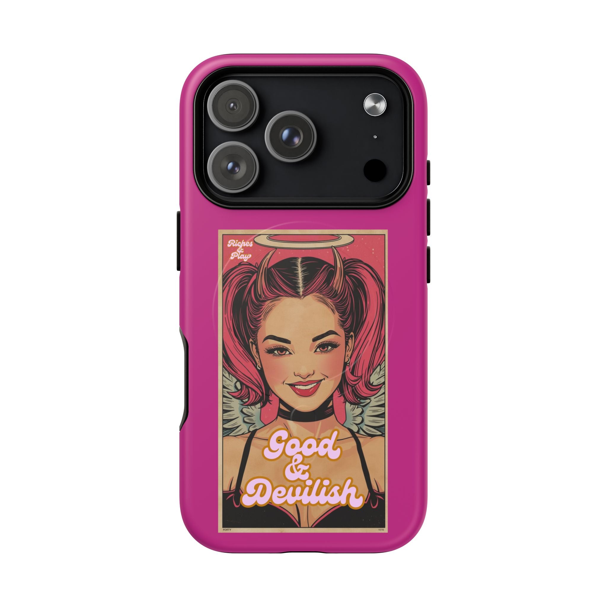 Good & Devilish iPhone 17 Case — Heaven & Hell Magnetic Phone Case