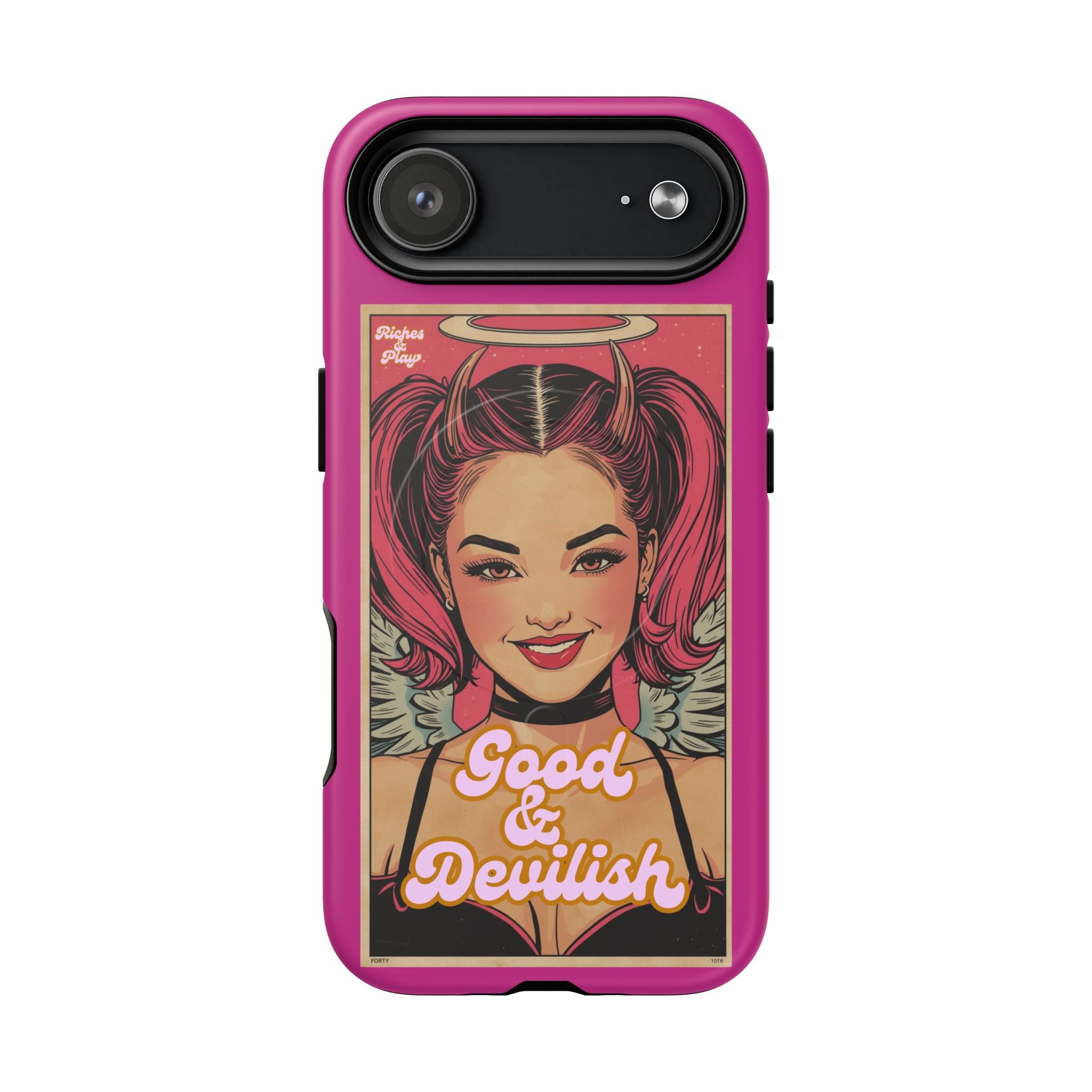 Good & Devilish iPhone 17 Case — Heaven & Hell Magnetic Phone Case