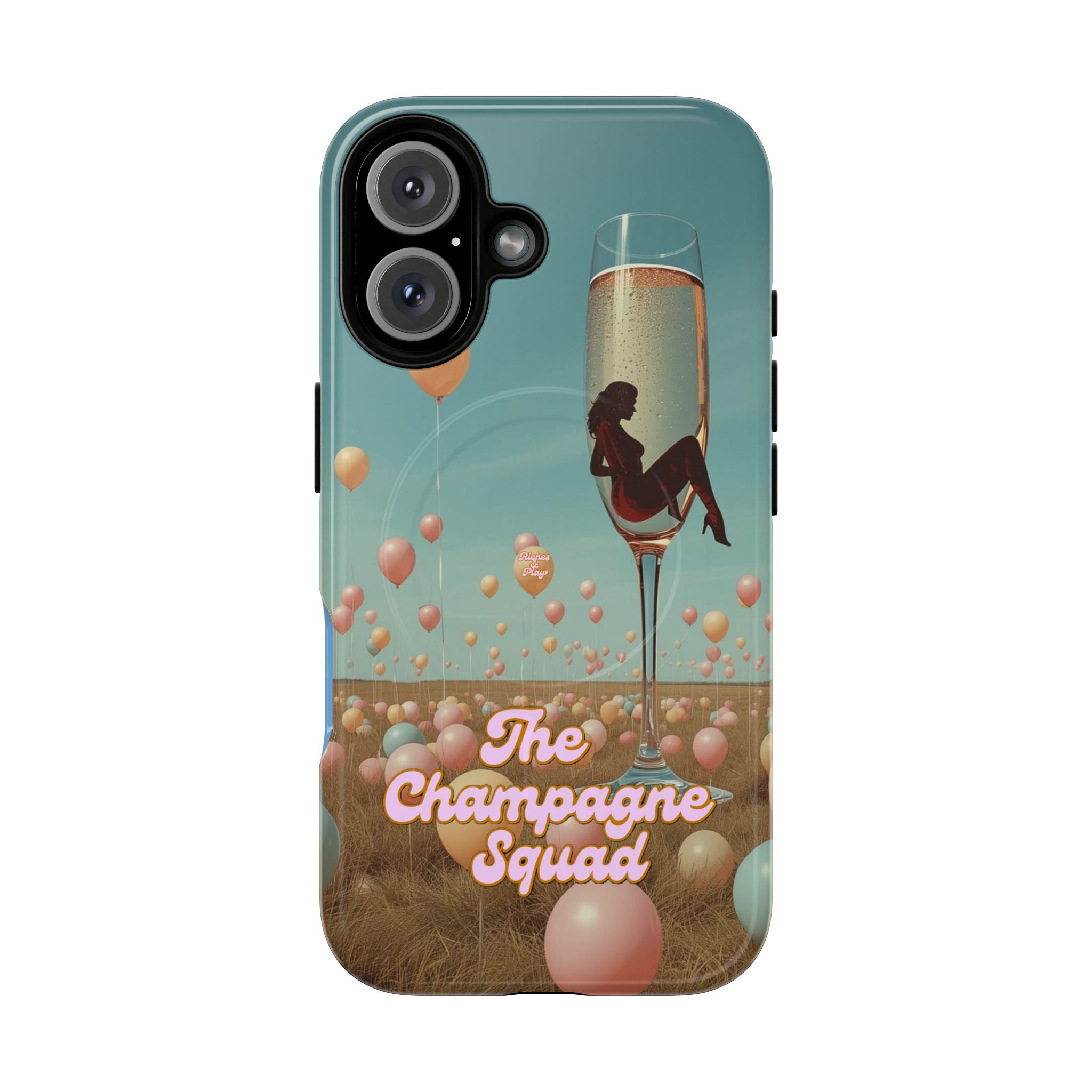 Tough Magnetic Case — Champagne Squad Sexy Lady Freedom Design