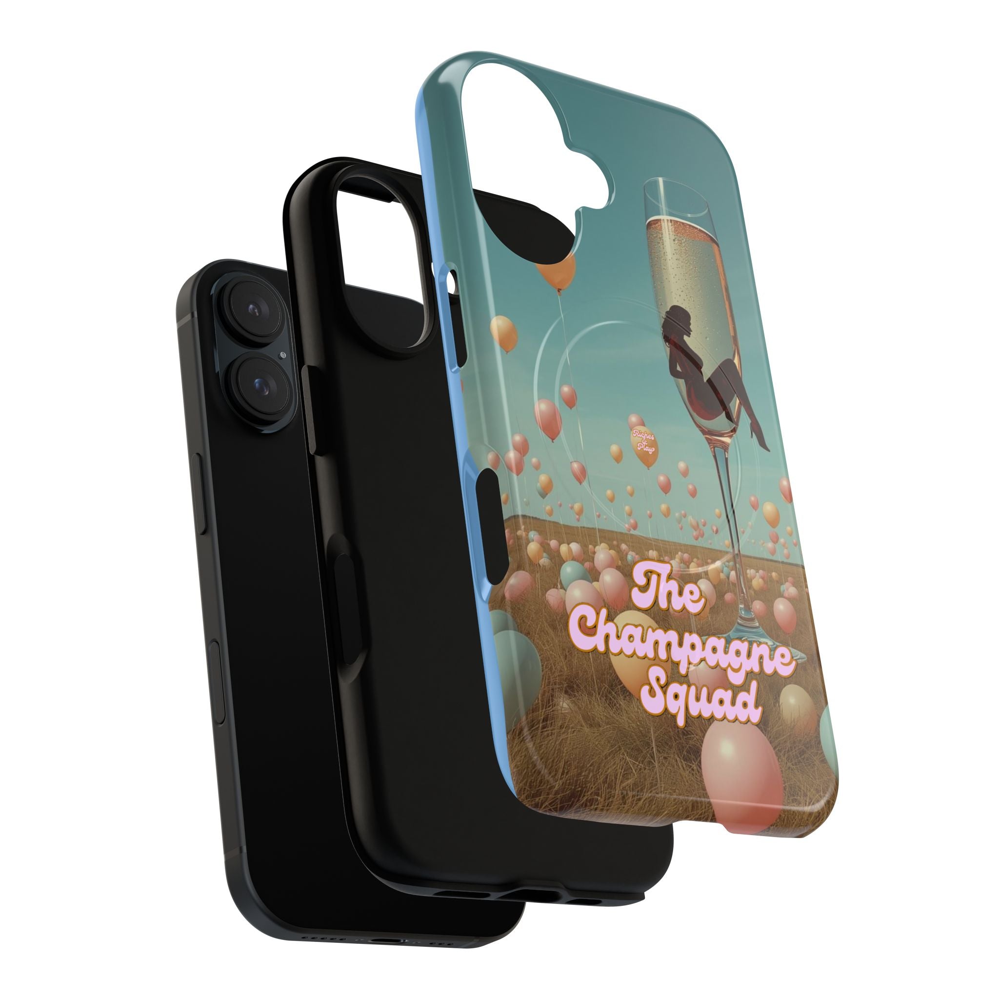 Tough Magnetic Case — Champagne Squad Sexy Lady Freedom Design