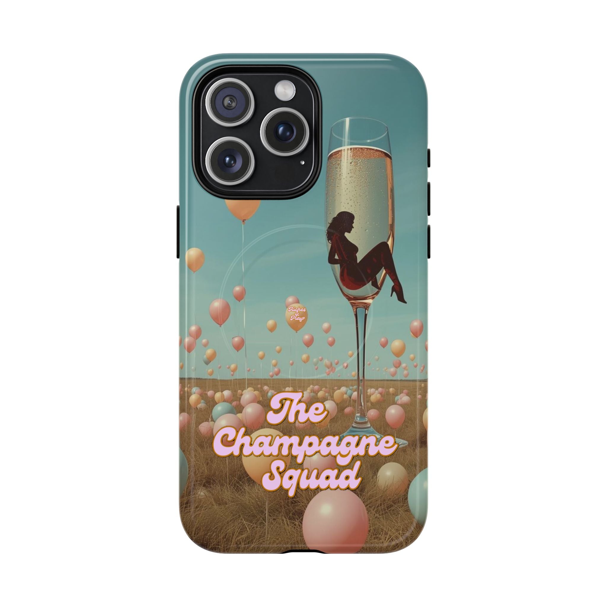 Tough Magnetic Case — Champagne Squad Sexy Lady Freedom Design