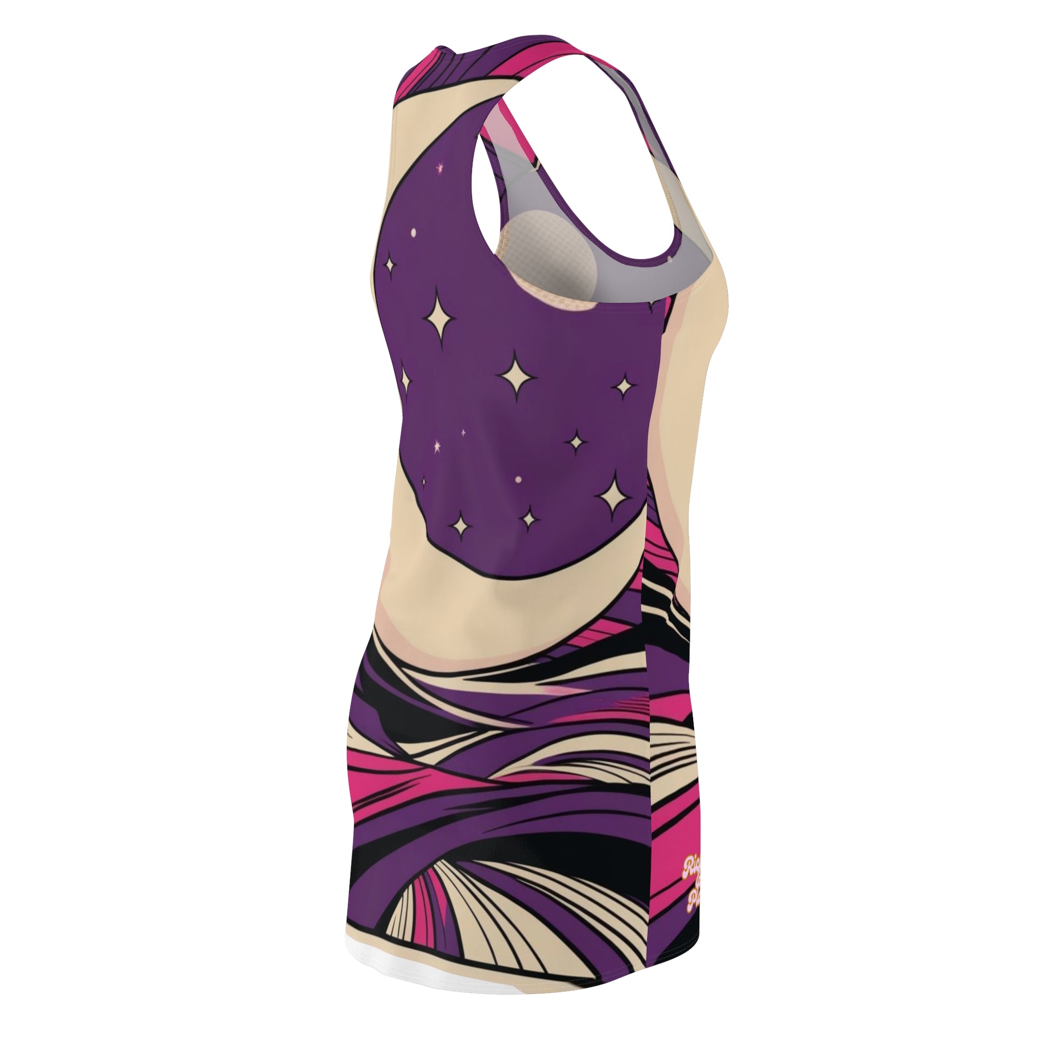 Purple Moonwave Racerback Dress — Shh...It's Art