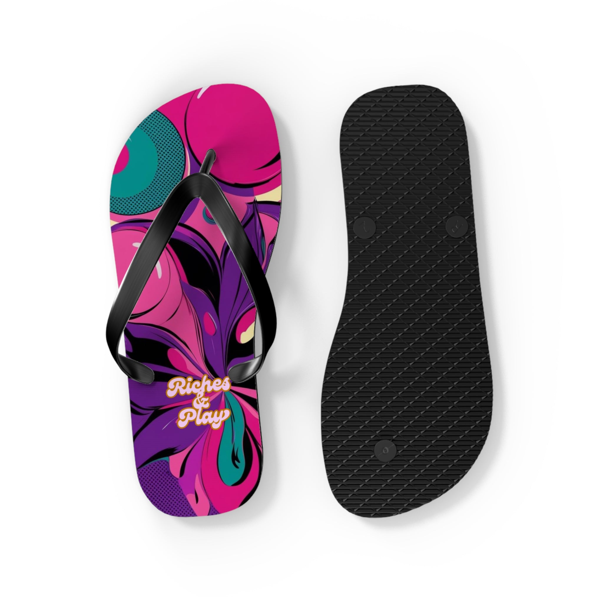 Artsy Flip Flops | Shh...It's Art | Riches & Play