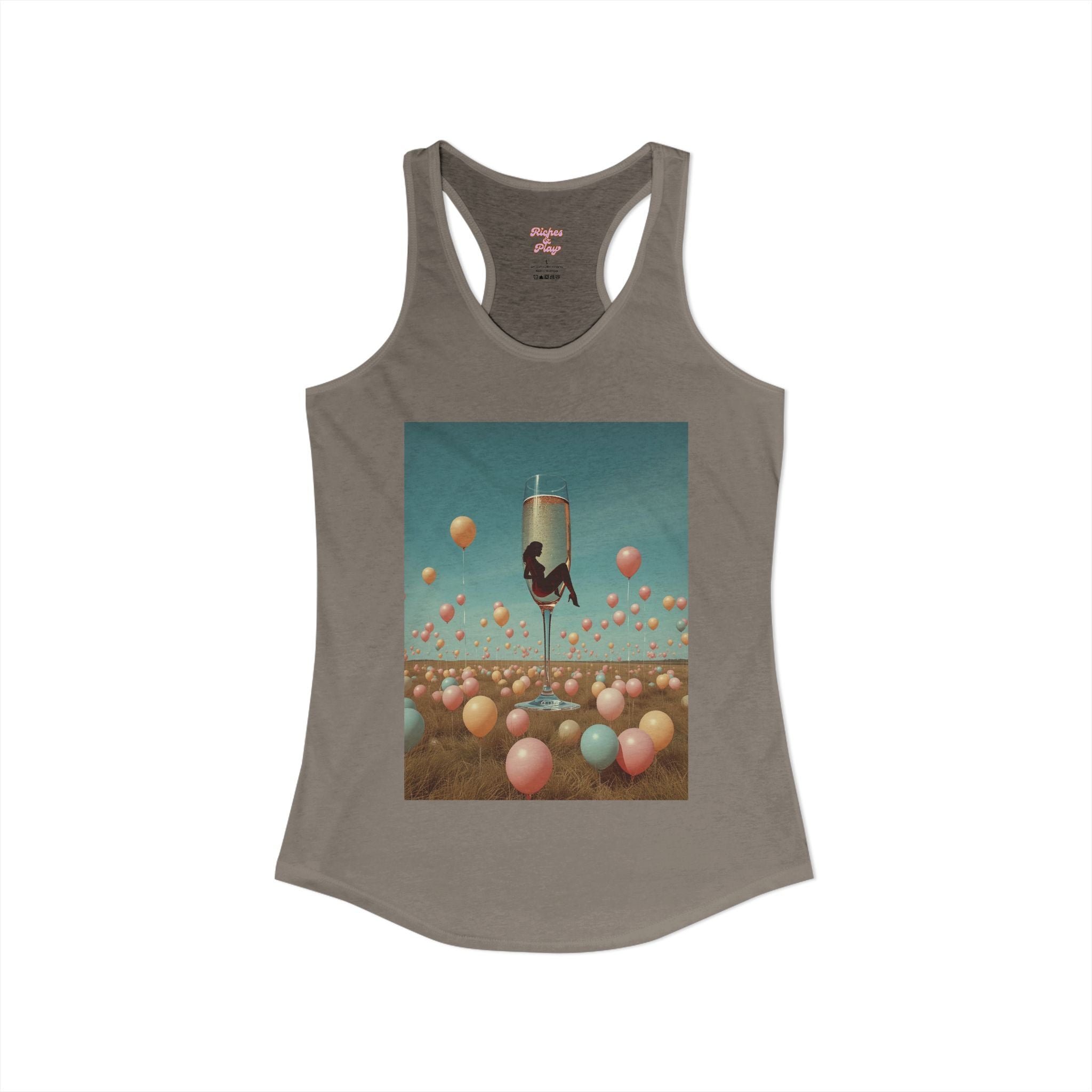 Champagne Party Racerback Tank | Champagne Squad | Riches & Play