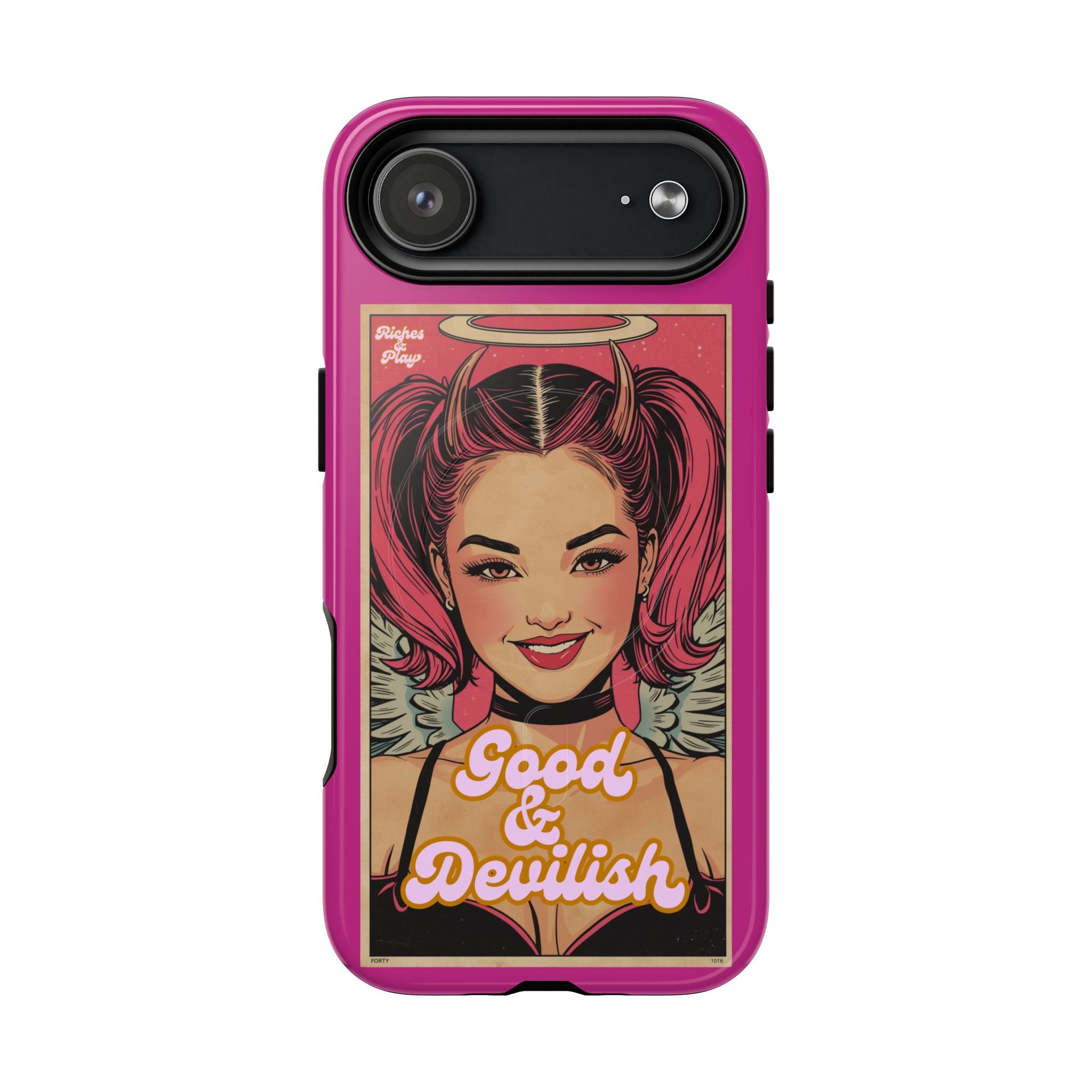 Good & Devilish iPhone 17 Case — Heaven & Hell Magnetic Phone Case