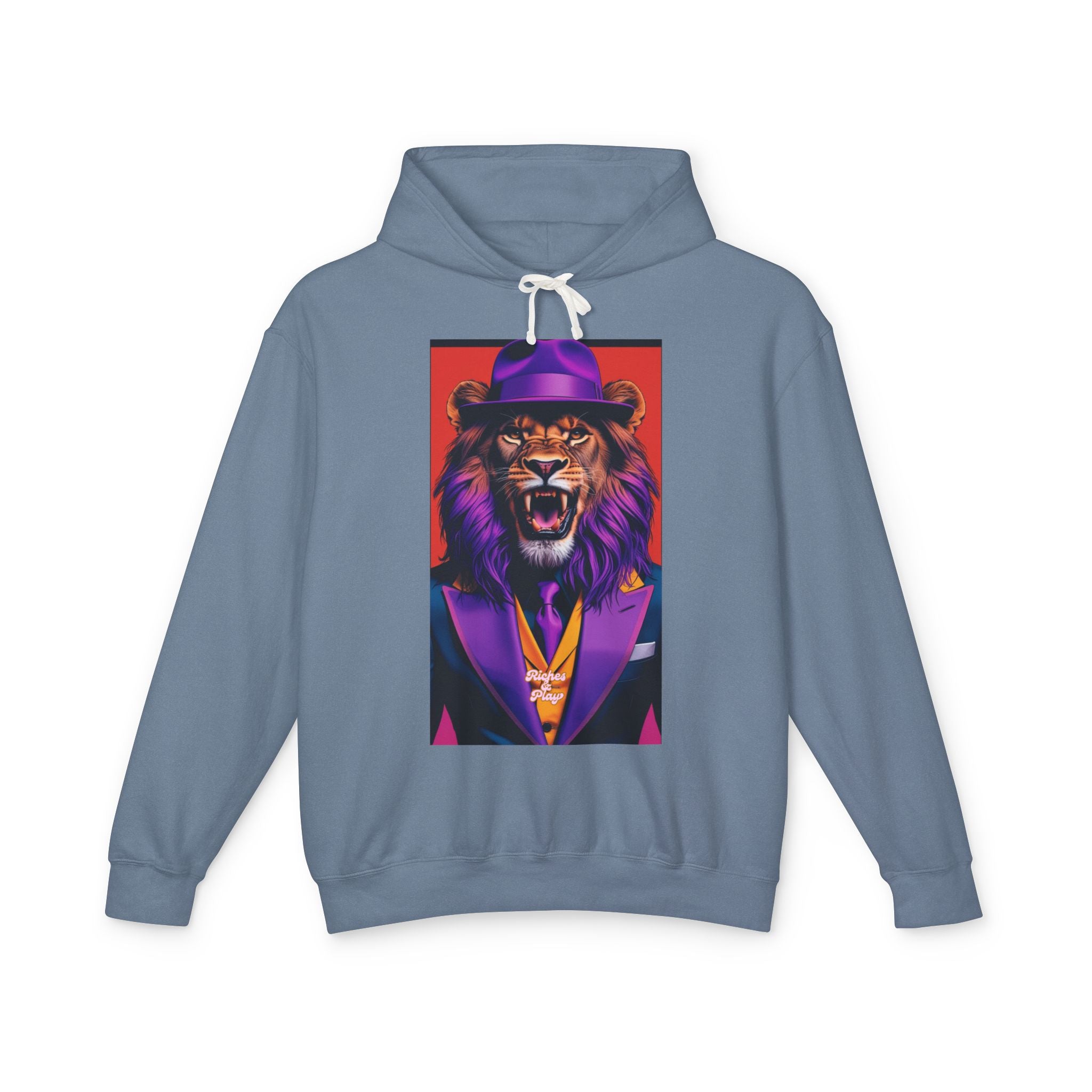 Lion Boss Artistic Hoodie | Shh...It's Art Collection | Riches & Play