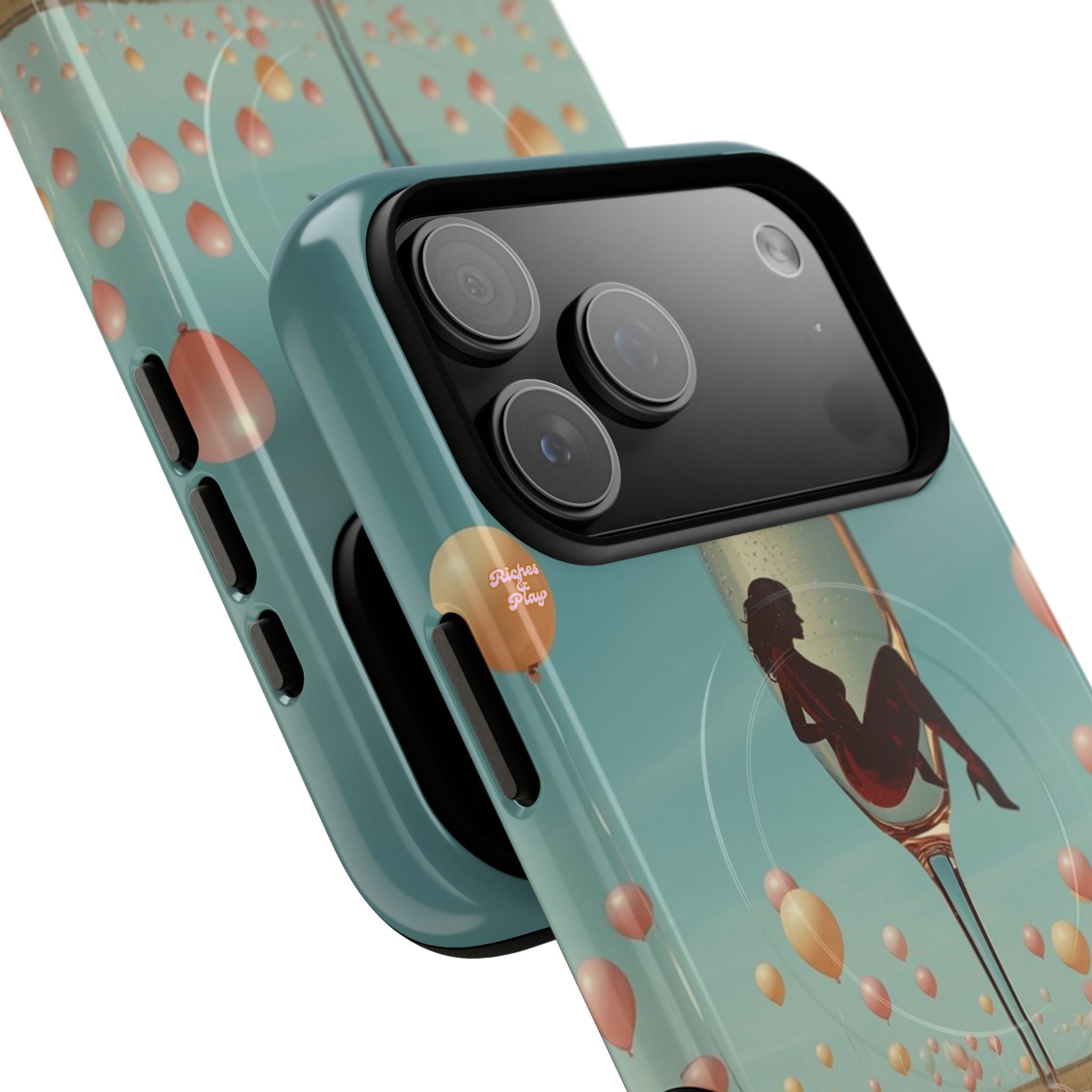 Tough Magnetic Case — Champagne Squad Sexy Lady Freedom Design