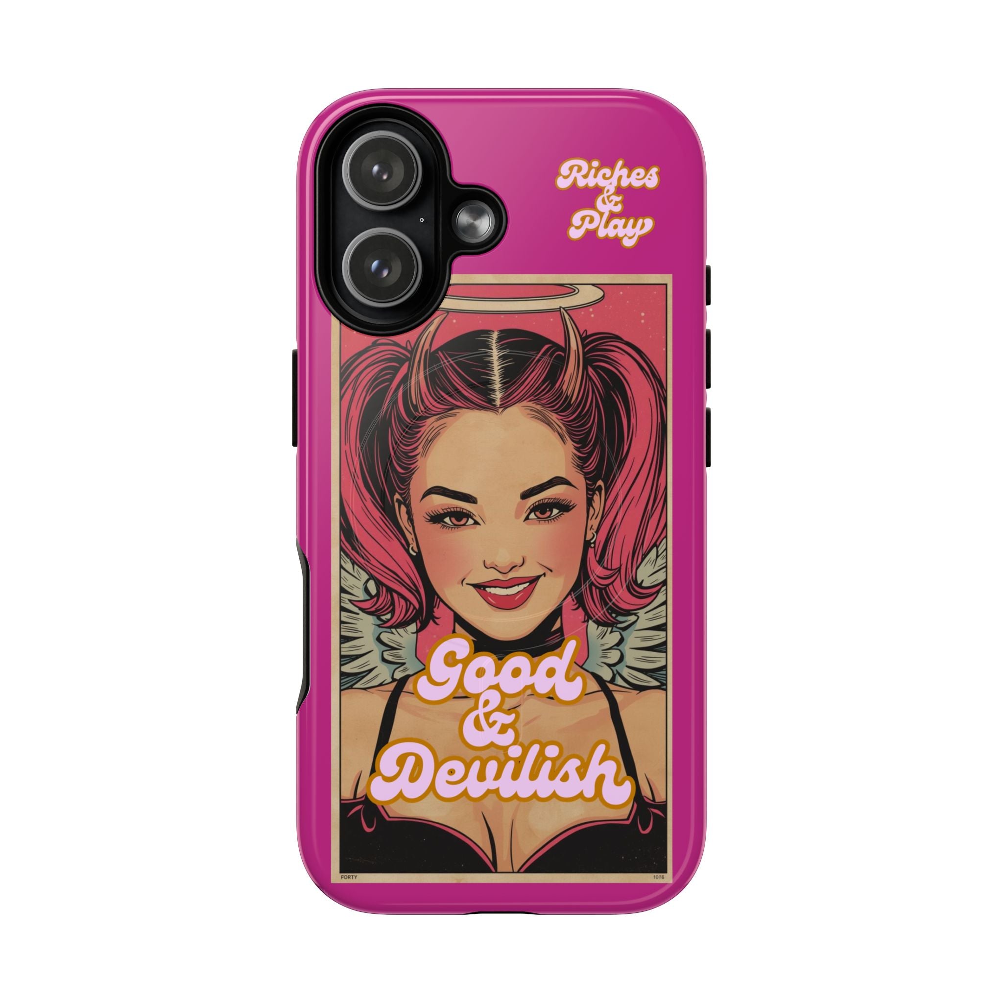 Good & Devilish iPhone 17 Case — Heaven & Hell Magnetic Phone Case