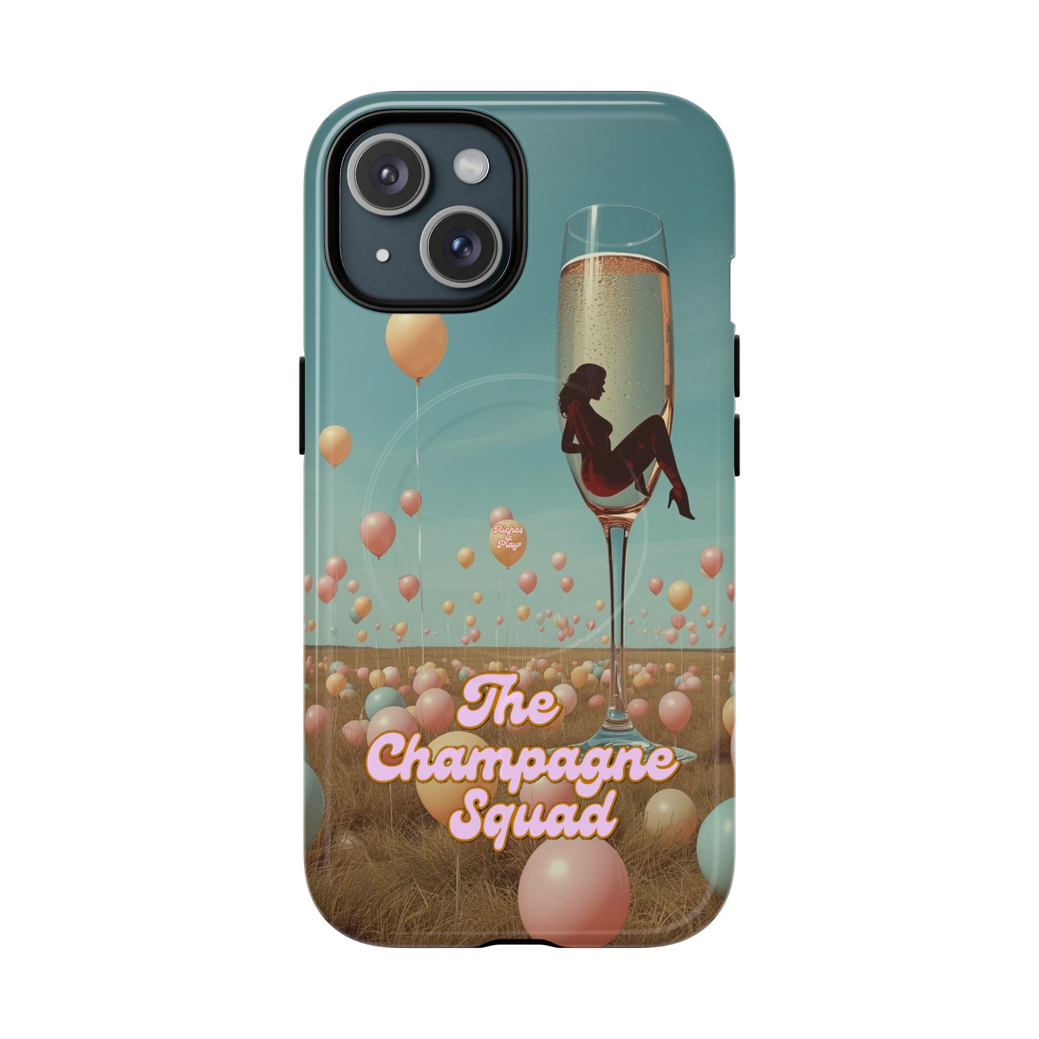 Tough Magnetic Case — Champagne Squad Sexy Lady Freedom Design