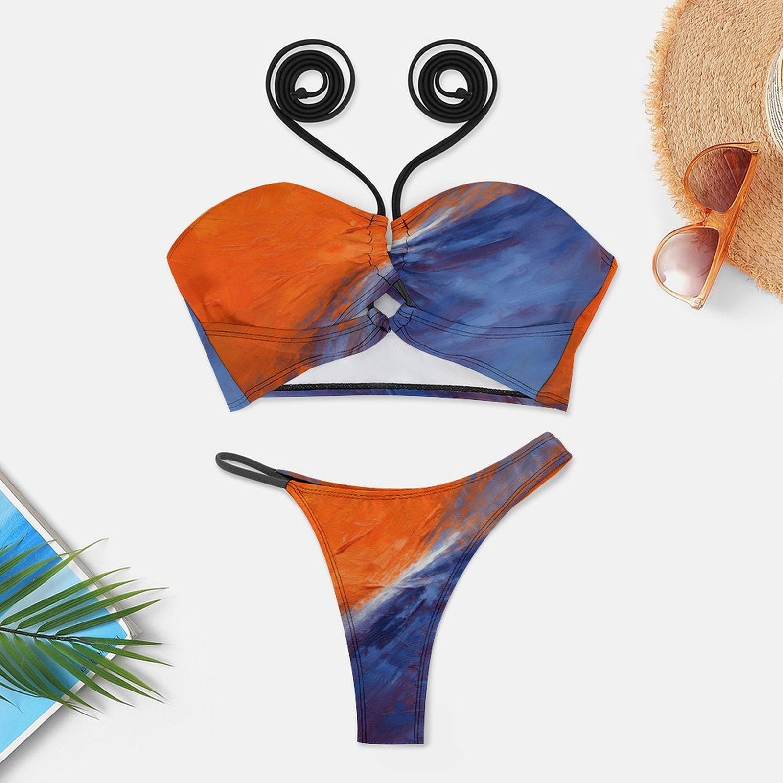 Phases of an orgasm criscross bikini