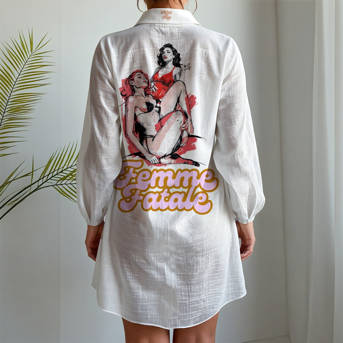 Private View – Oversized Long-Sleeve Button-Up