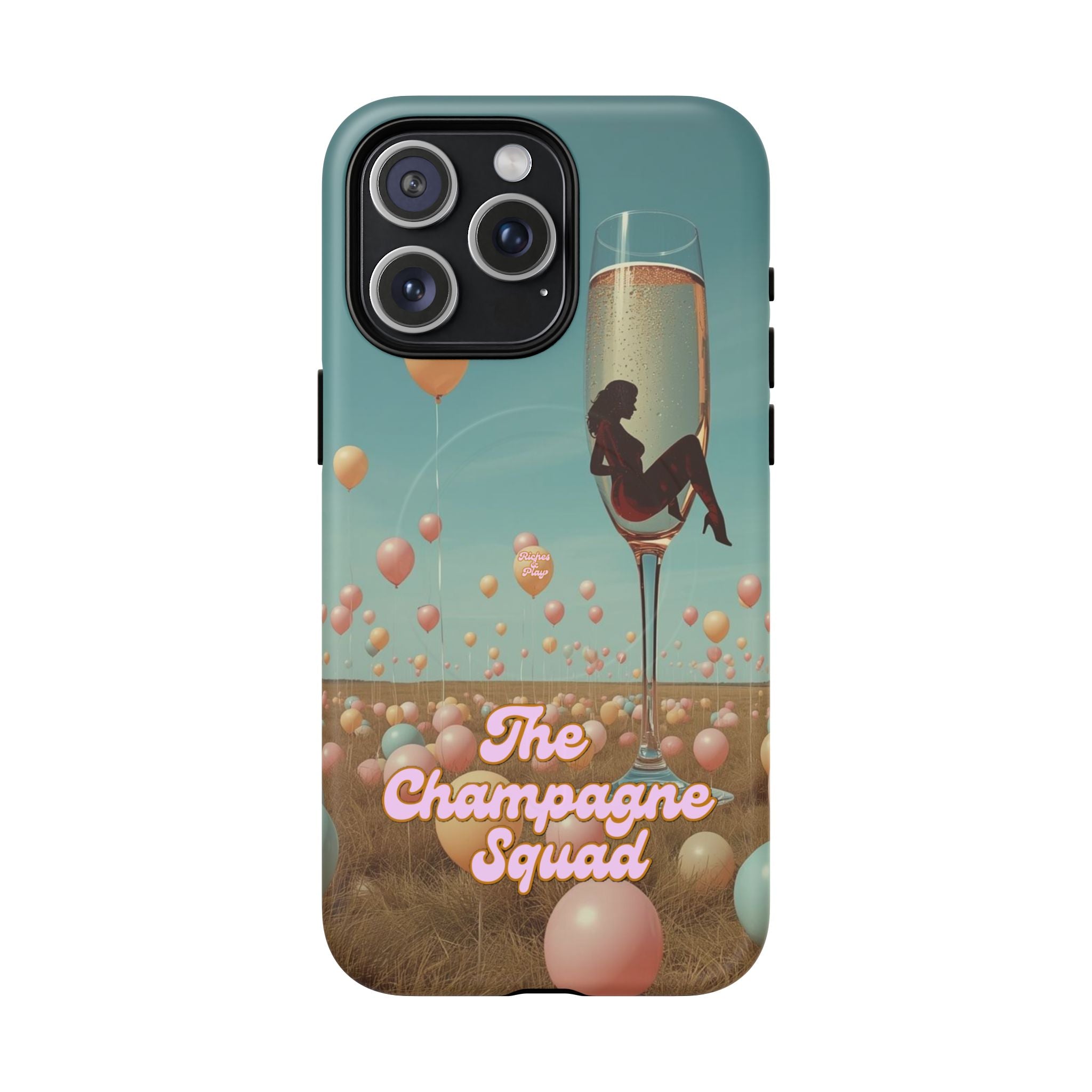Tough Magnetic Case — Champagne Squad Sexy Lady Freedom Design