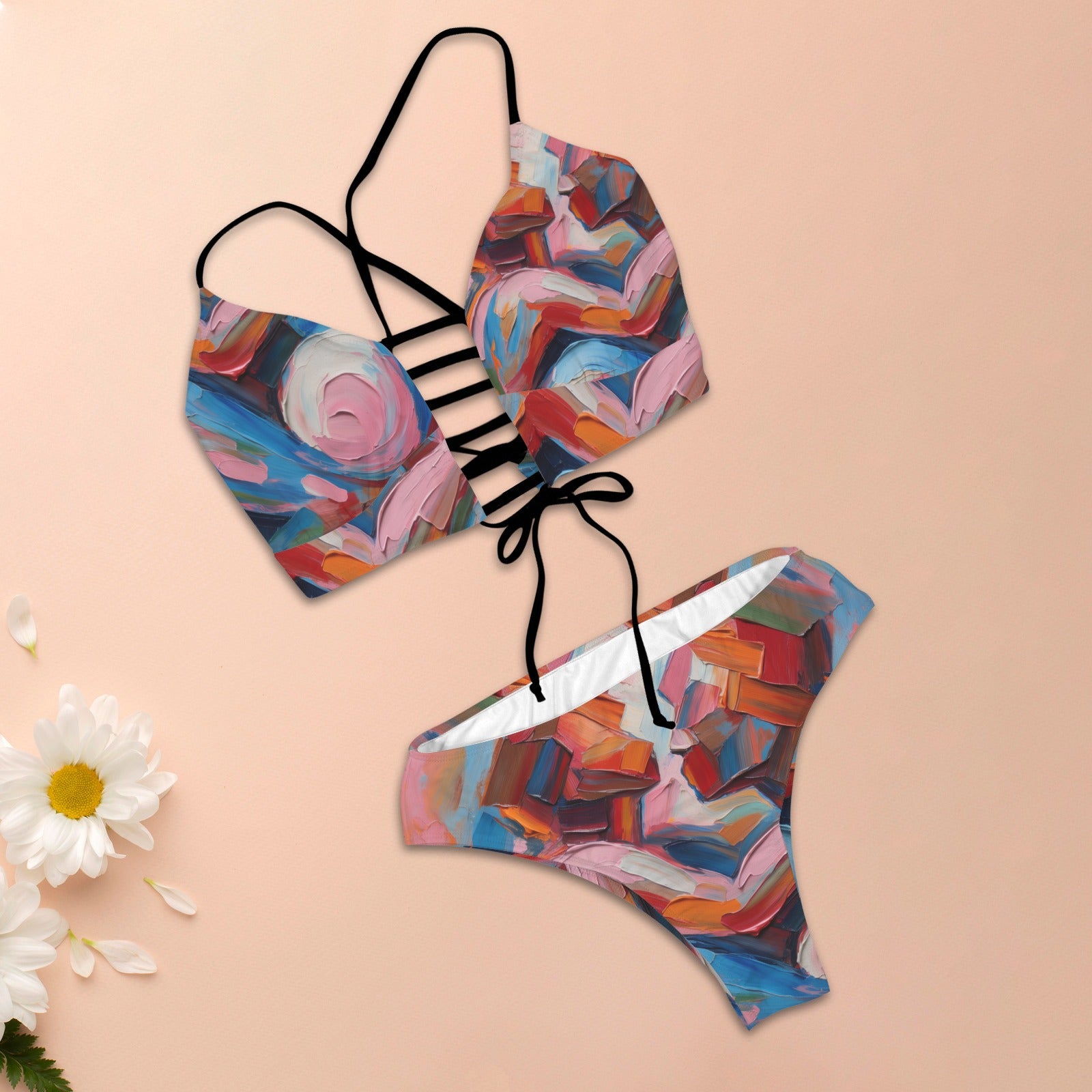 Lovers in Lust tie cutout bikini