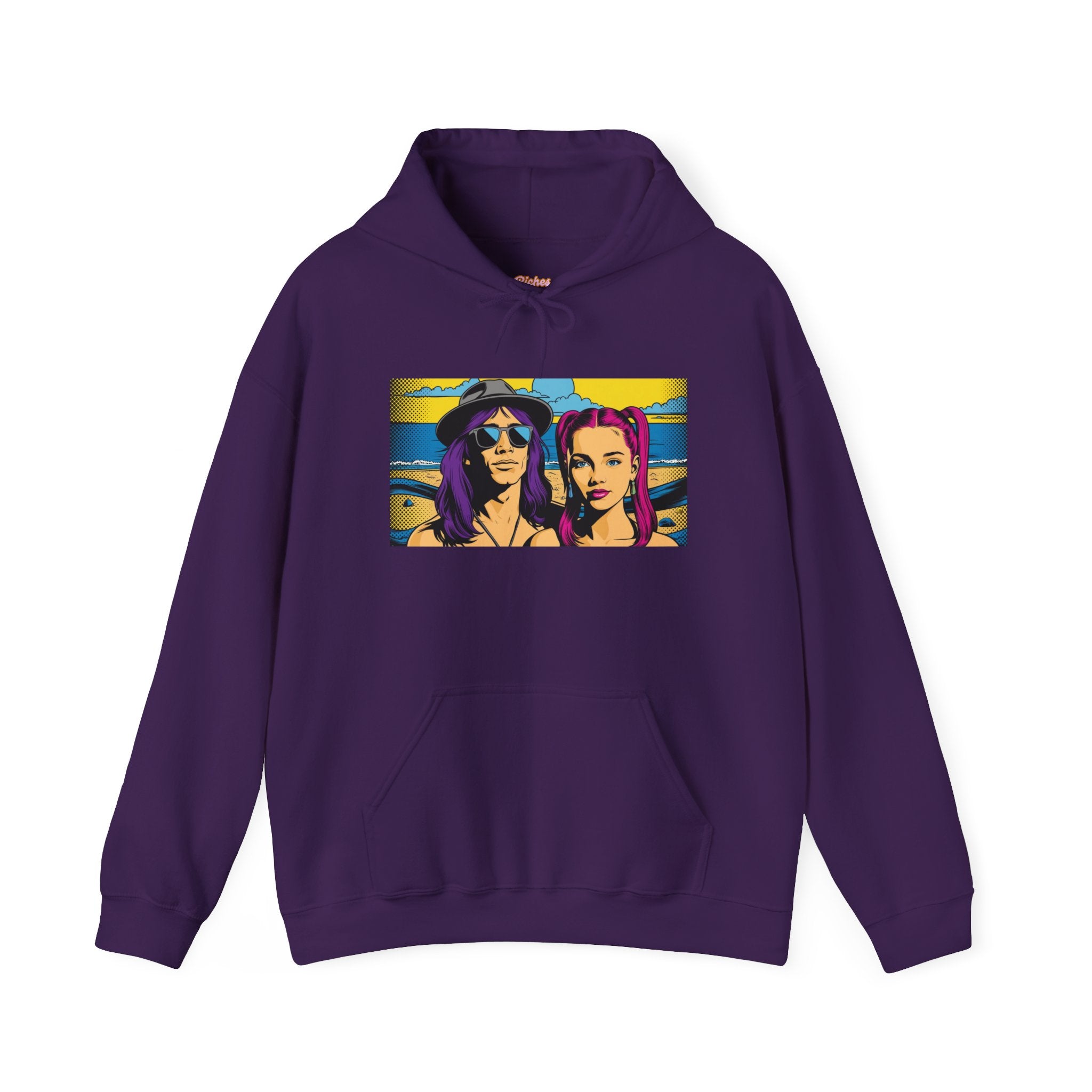 Lovers & Beach Hoodie | Shh...It's Art Collection | Riches & Play