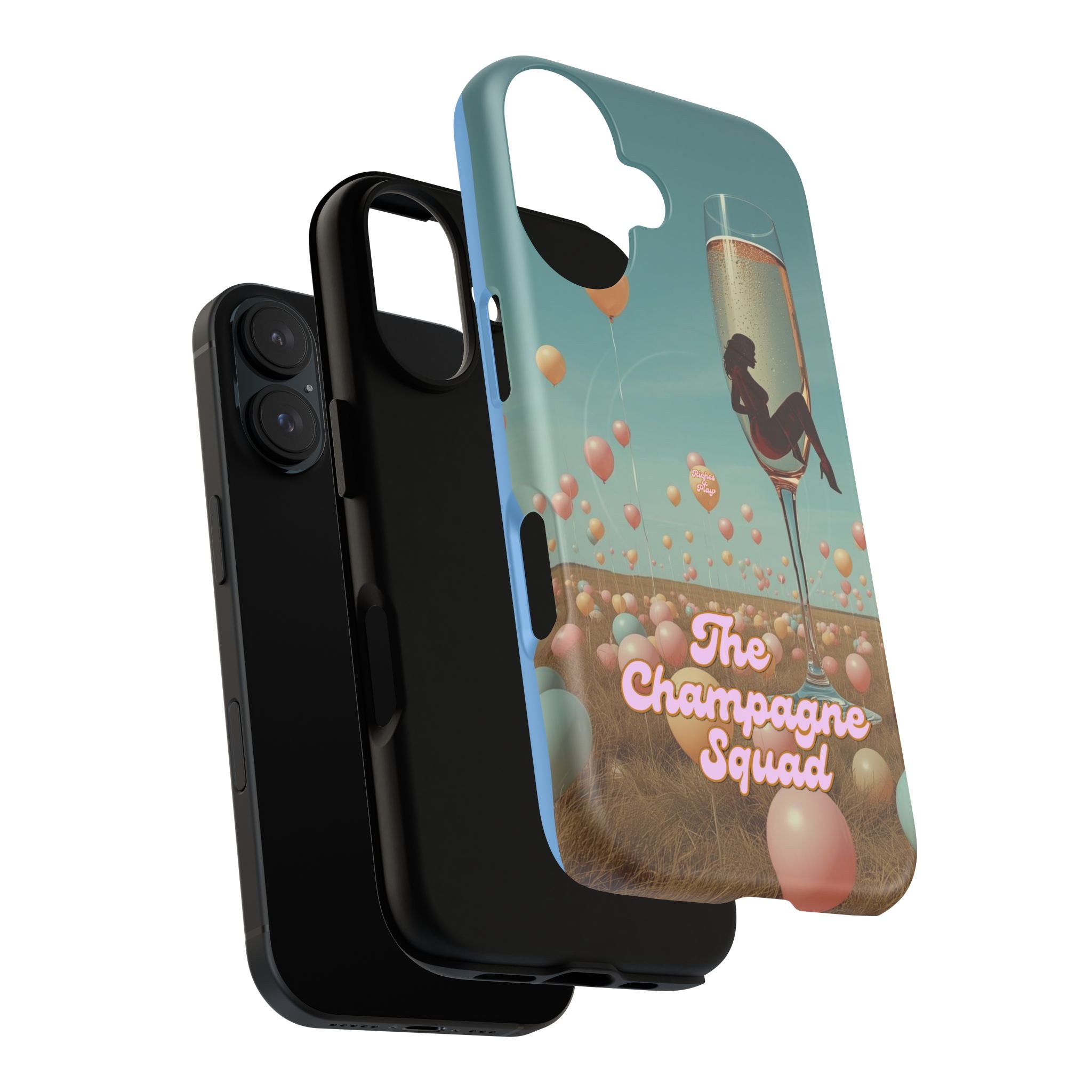 Tough Magnetic Case — Champagne Squad Sexy Lady Freedom Design