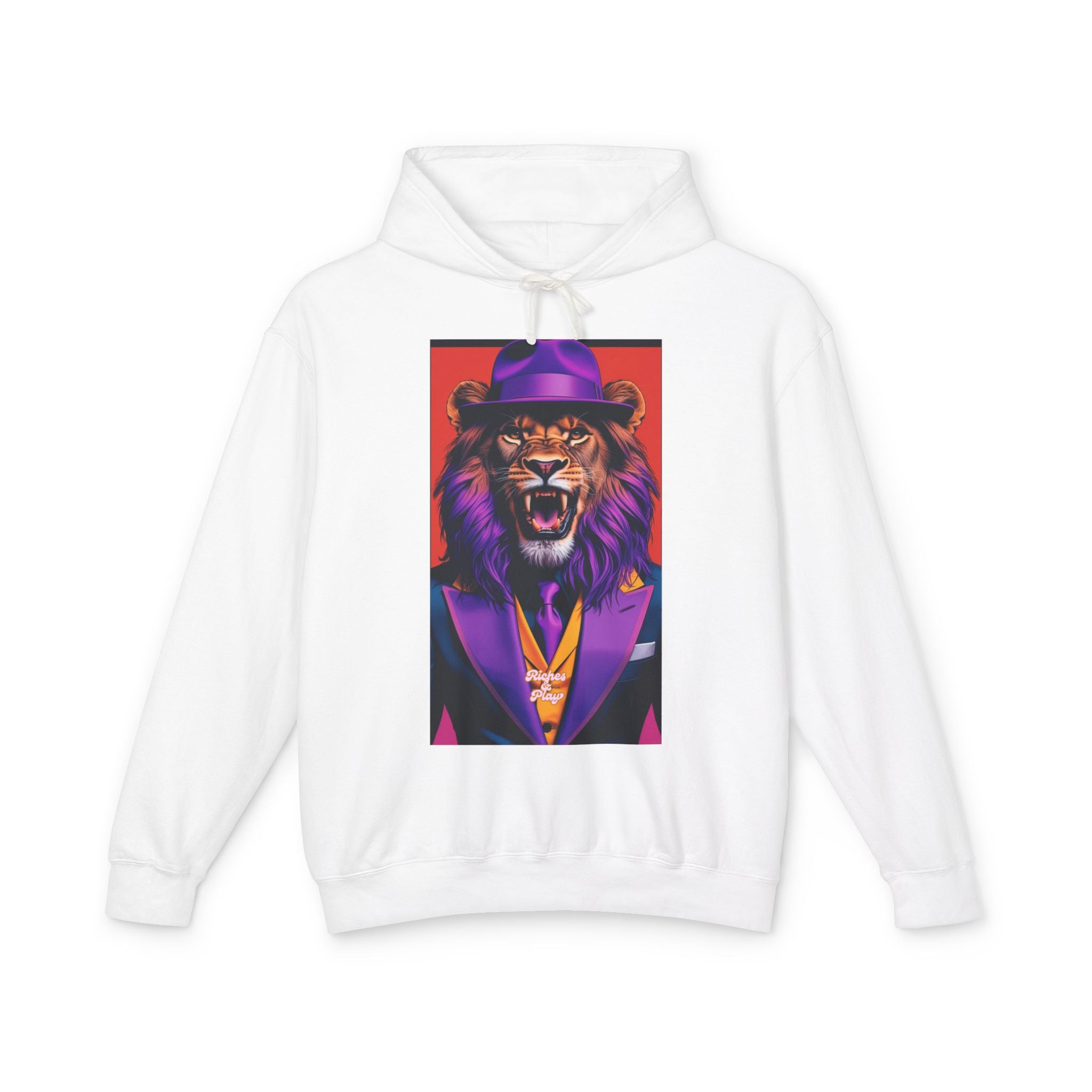 Lion Boss Artistic Hoodie | Shh...It's Art Collection | Riches & Play