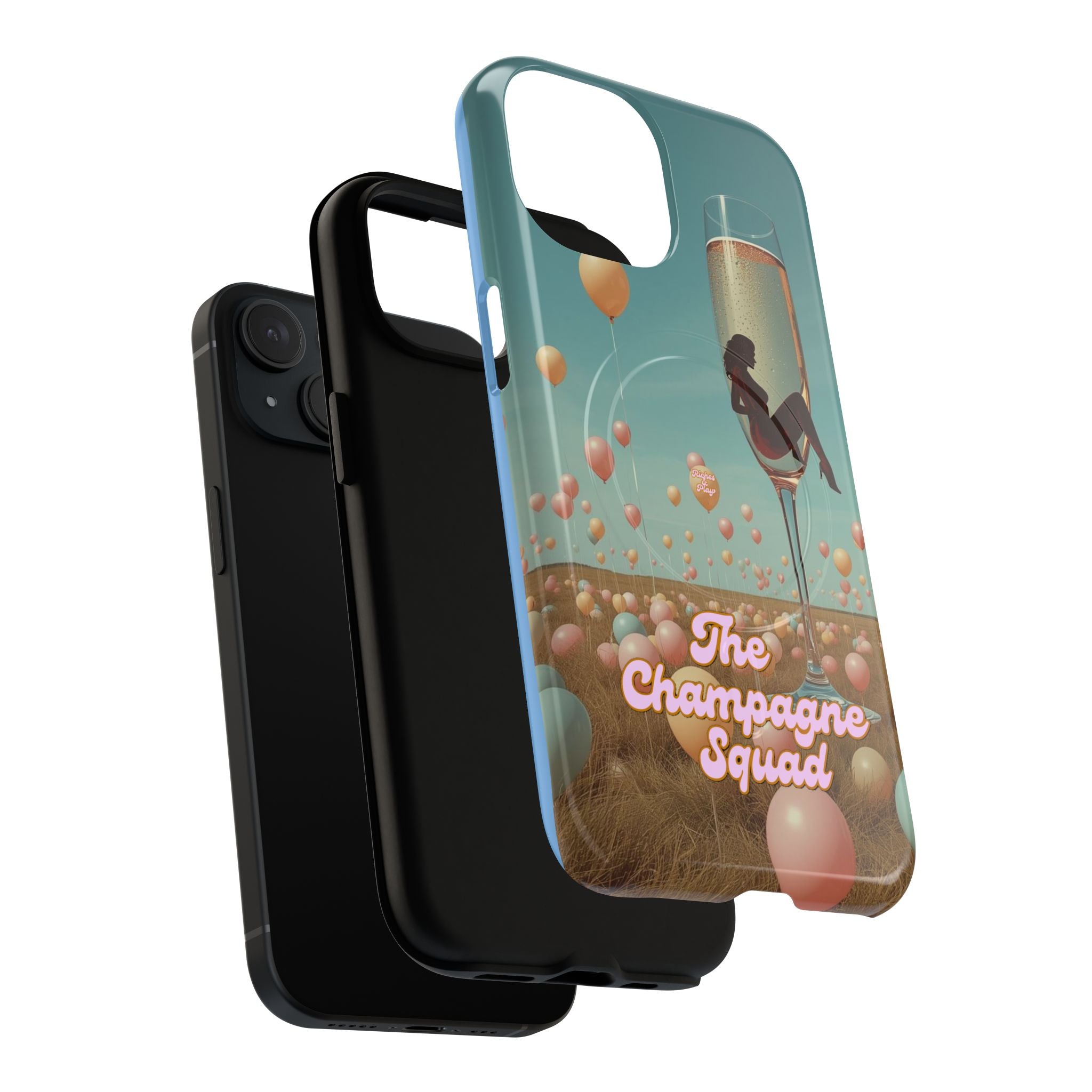 Tough Magnetic Case — Champagne Squad Sexy Lady Freedom Design