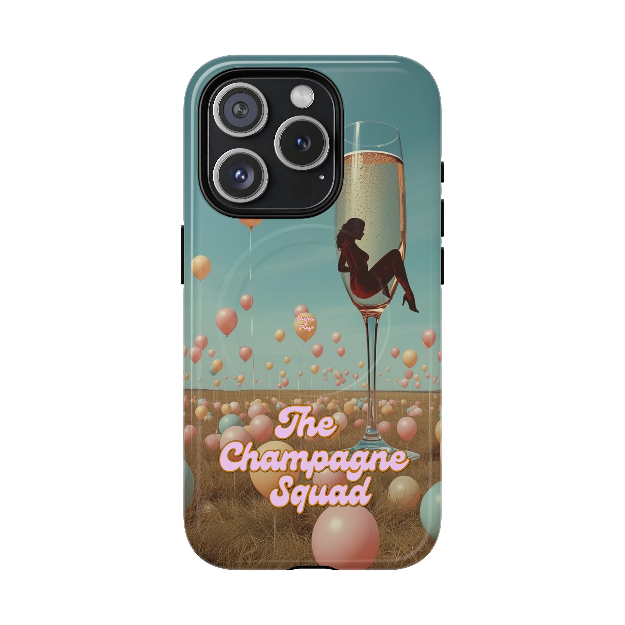 Tough Magnetic Case — Champagne Squad Sexy Lady Freedom Design