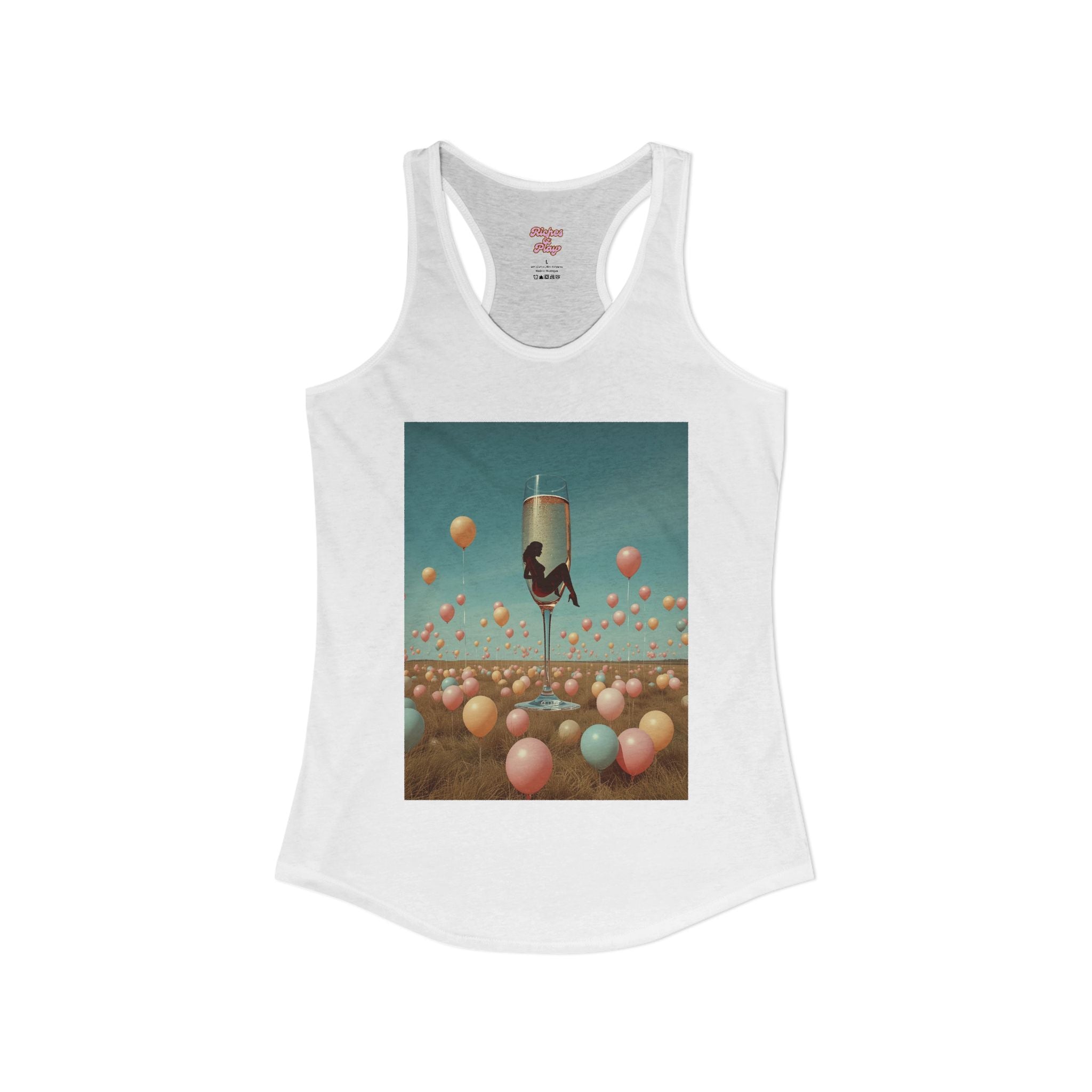 Champagne Party Racerback Tank | Champagne Squad | Riches & Play