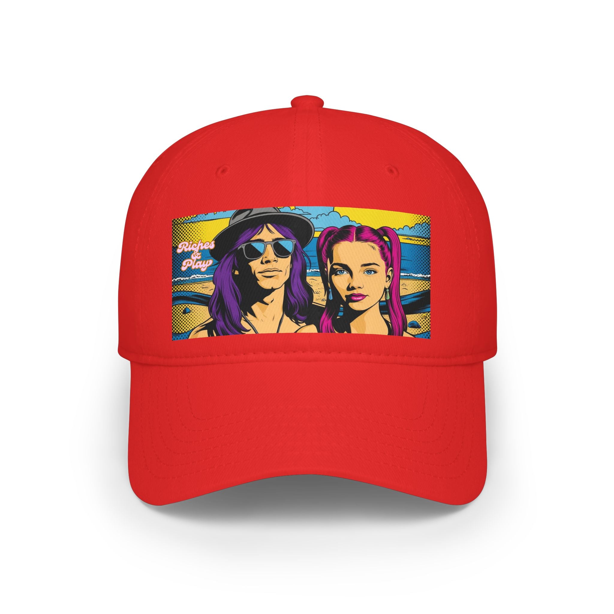 Lovers & Beach Baseball Cap | Shh...It's Art | Riches & Play