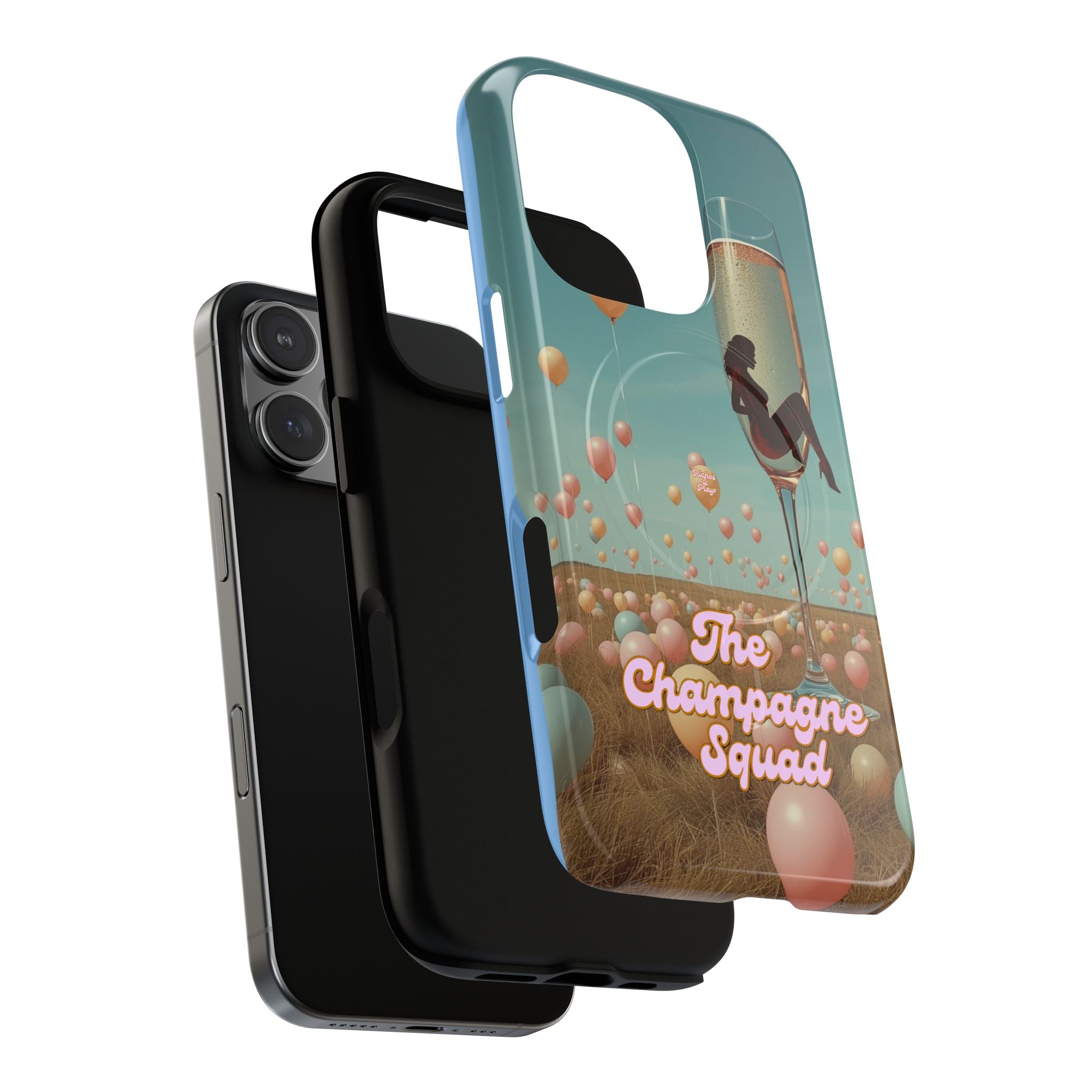 Tough Magnetic Case — Champagne Squad Sexy Lady Freedom Design