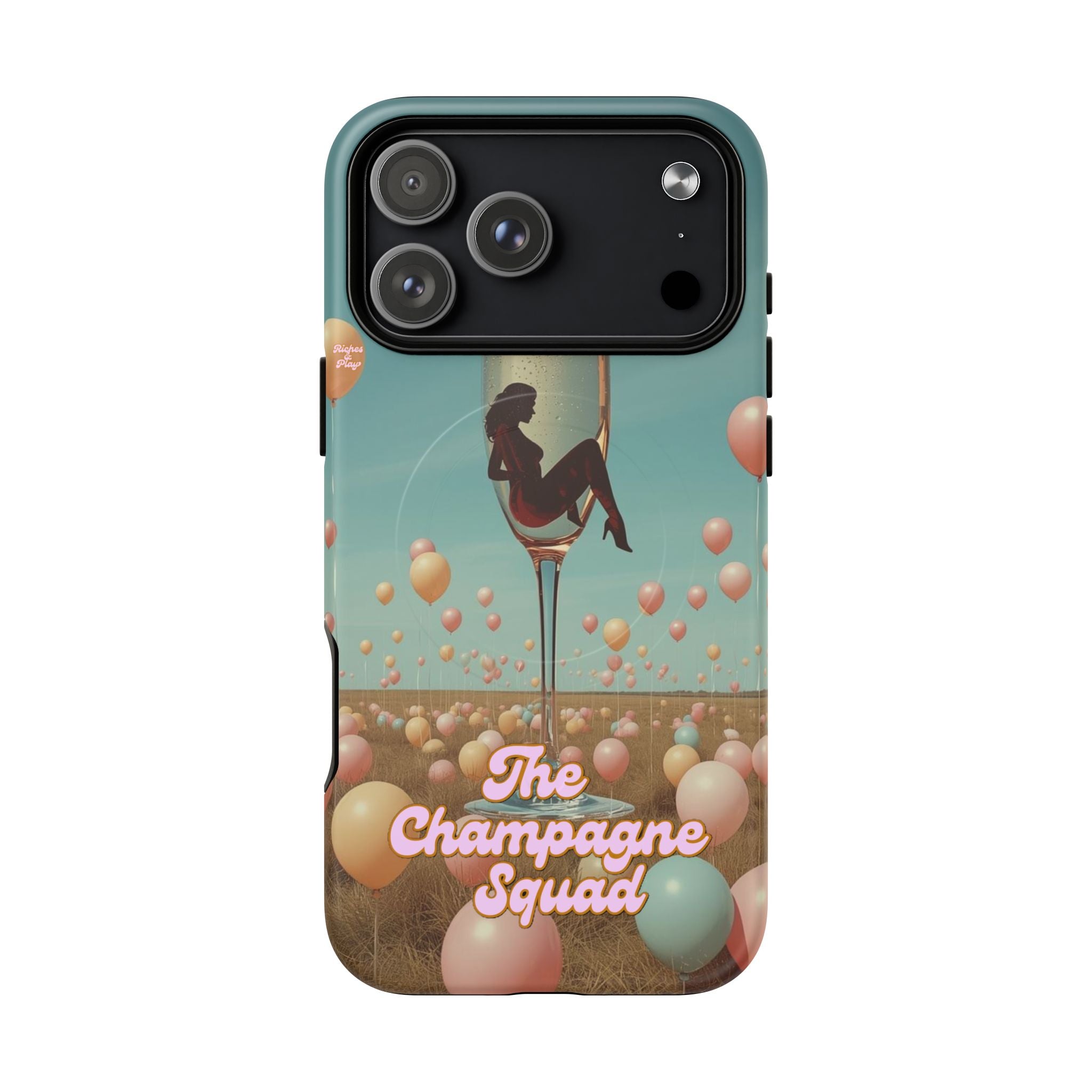 Tough Magnetic Case — Champagne Squad Sexy Lady Freedom Design