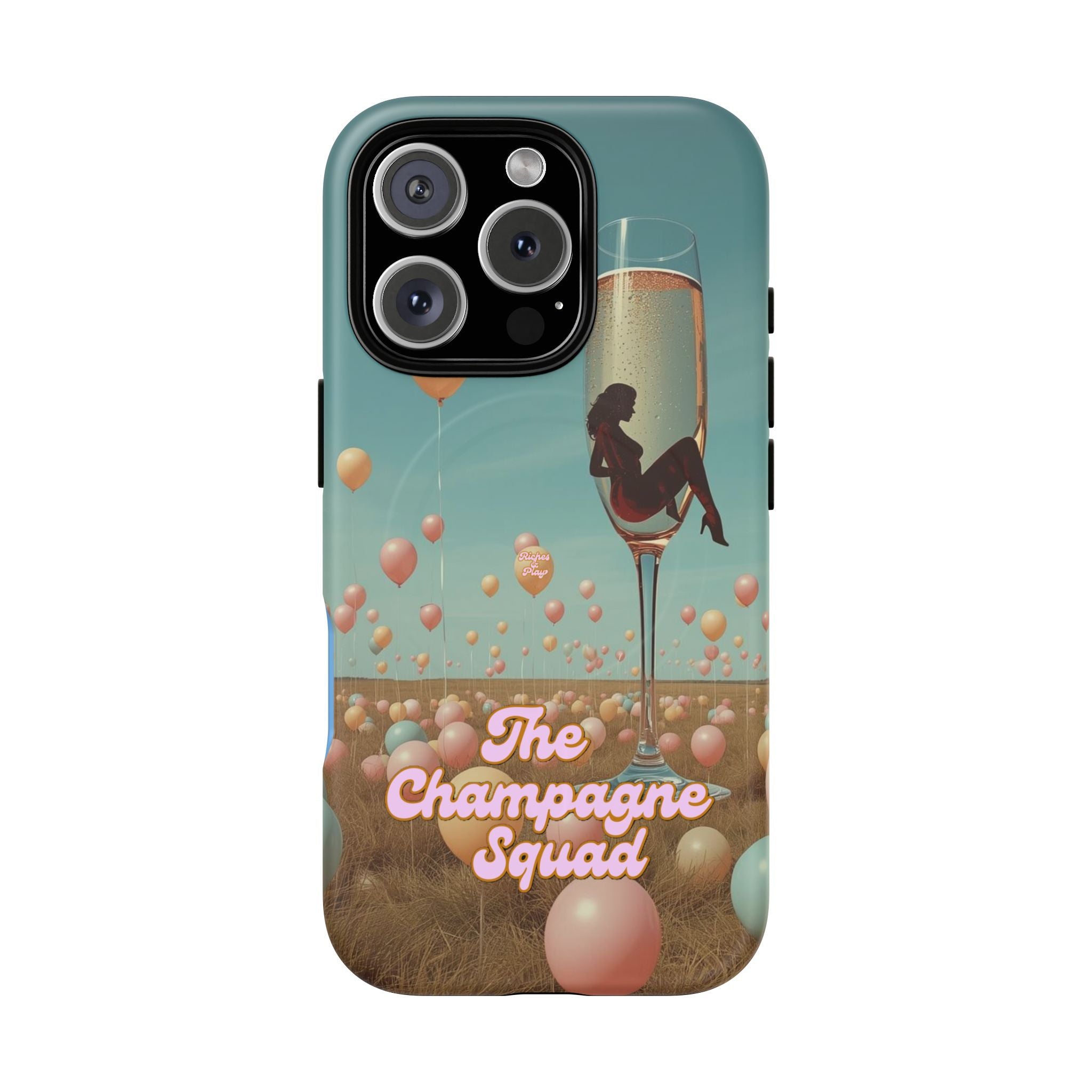 Tough Magnetic Case — Champagne Squad Sexy Lady Freedom Design