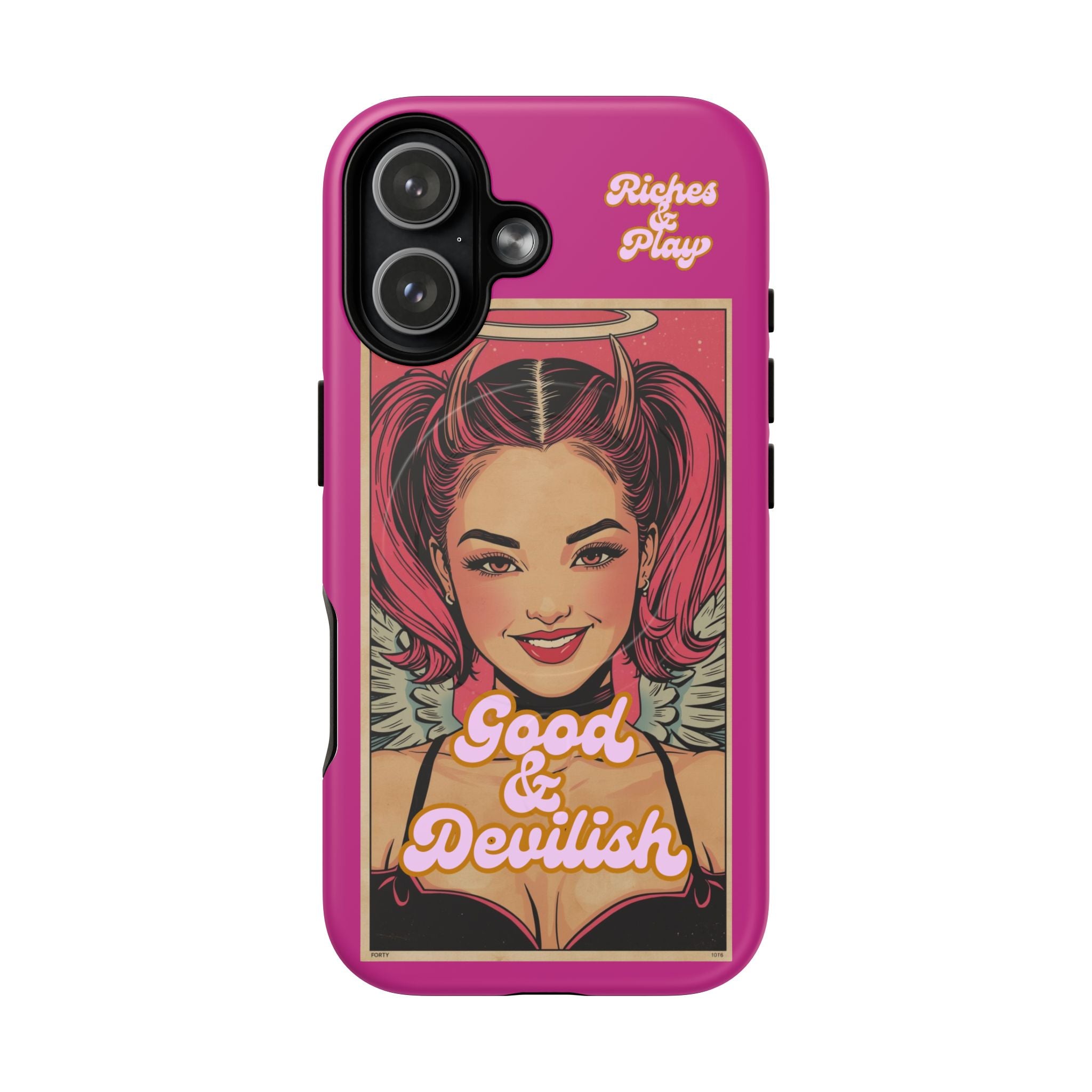 Good & Devilish iPhone 17 Case — Heaven & Hell Magnetic Phone Case