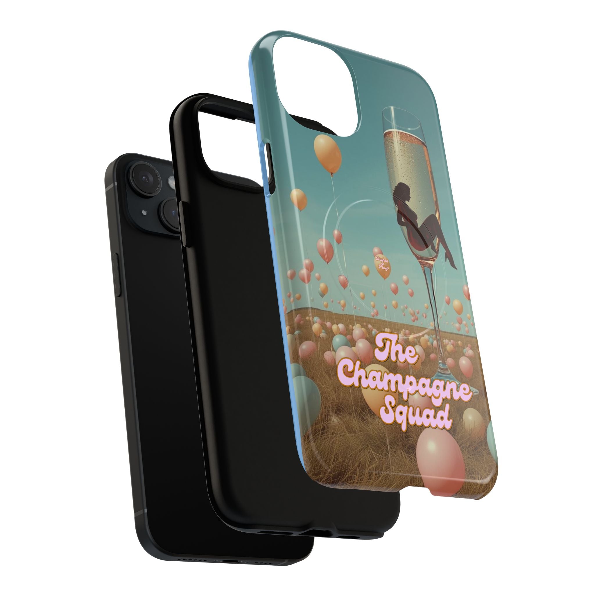 Tough Magnetic Case — Champagne Squad Sexy Lady Freedom Design