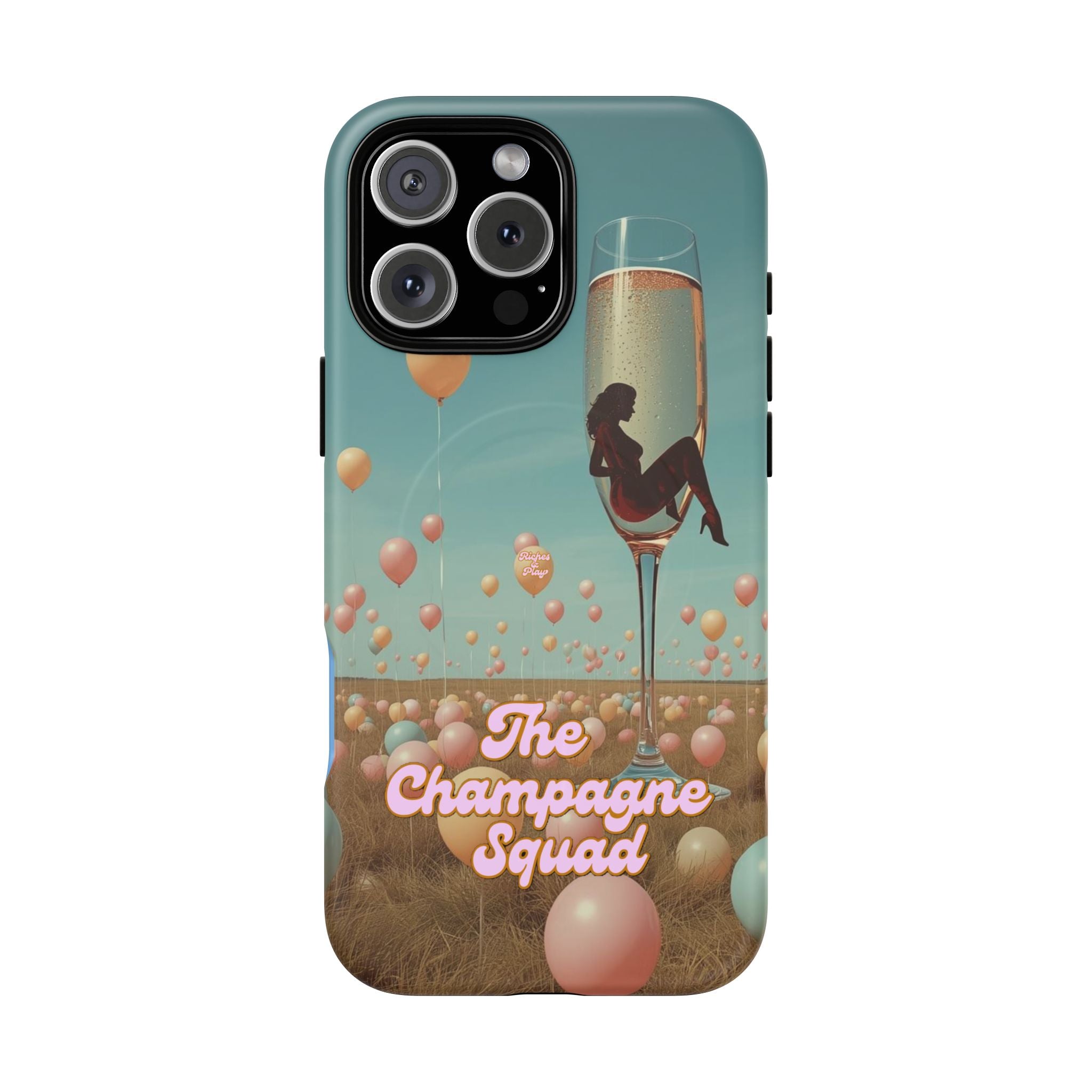Tough Magnetic Case — Champagne Squad Sexy Lady Freedom Design