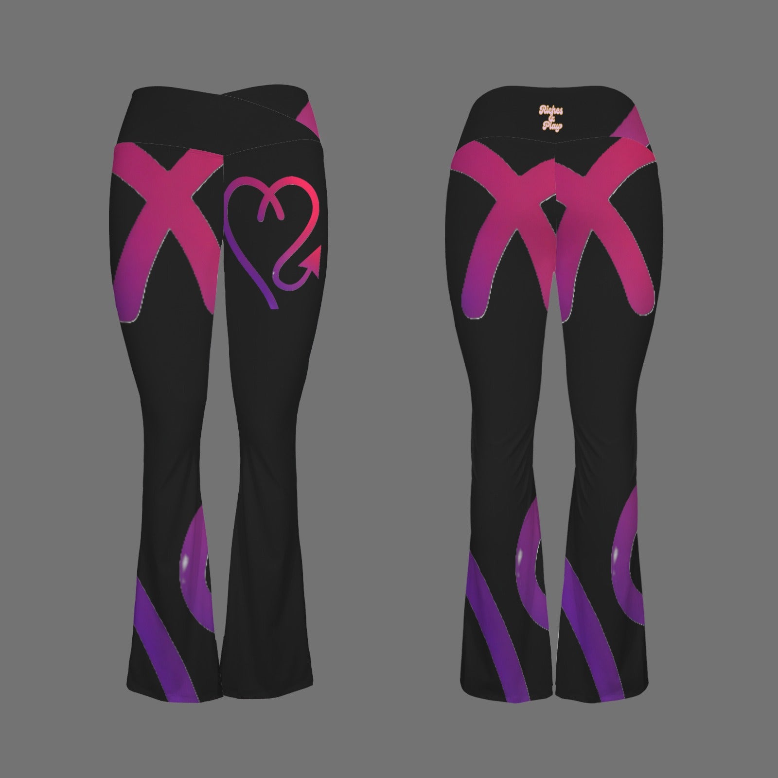 Good & Devilish High Waist Crossover Tummy Control Leggings