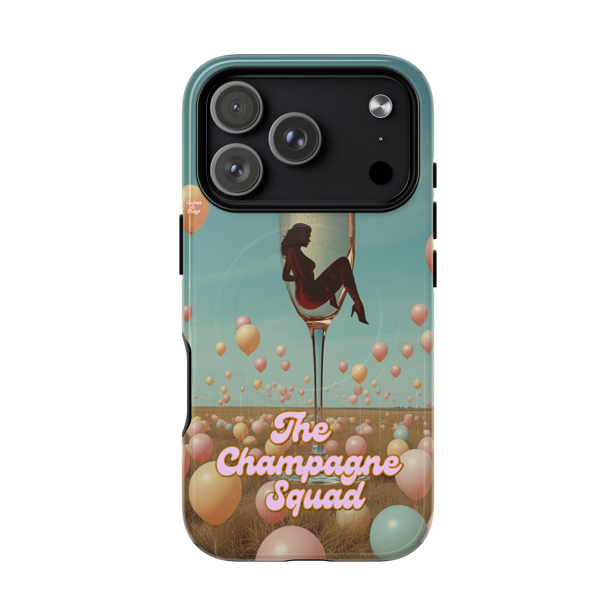 Tough Magnetic Case — Champagne Squad Sexy Lady Freedom Design