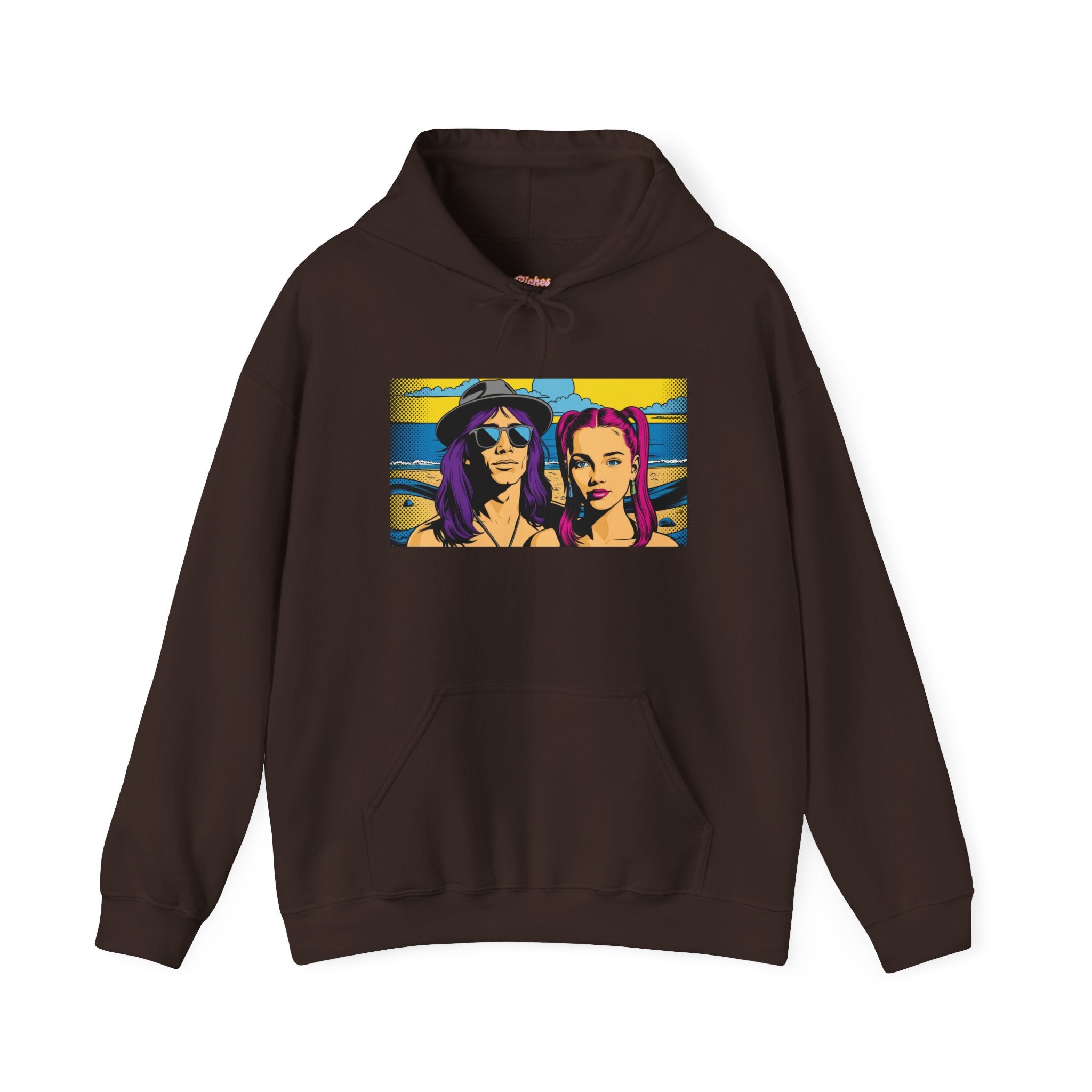 Lovers & Beach Hoodie | Shh...It's Art Collection | Riches & Play
