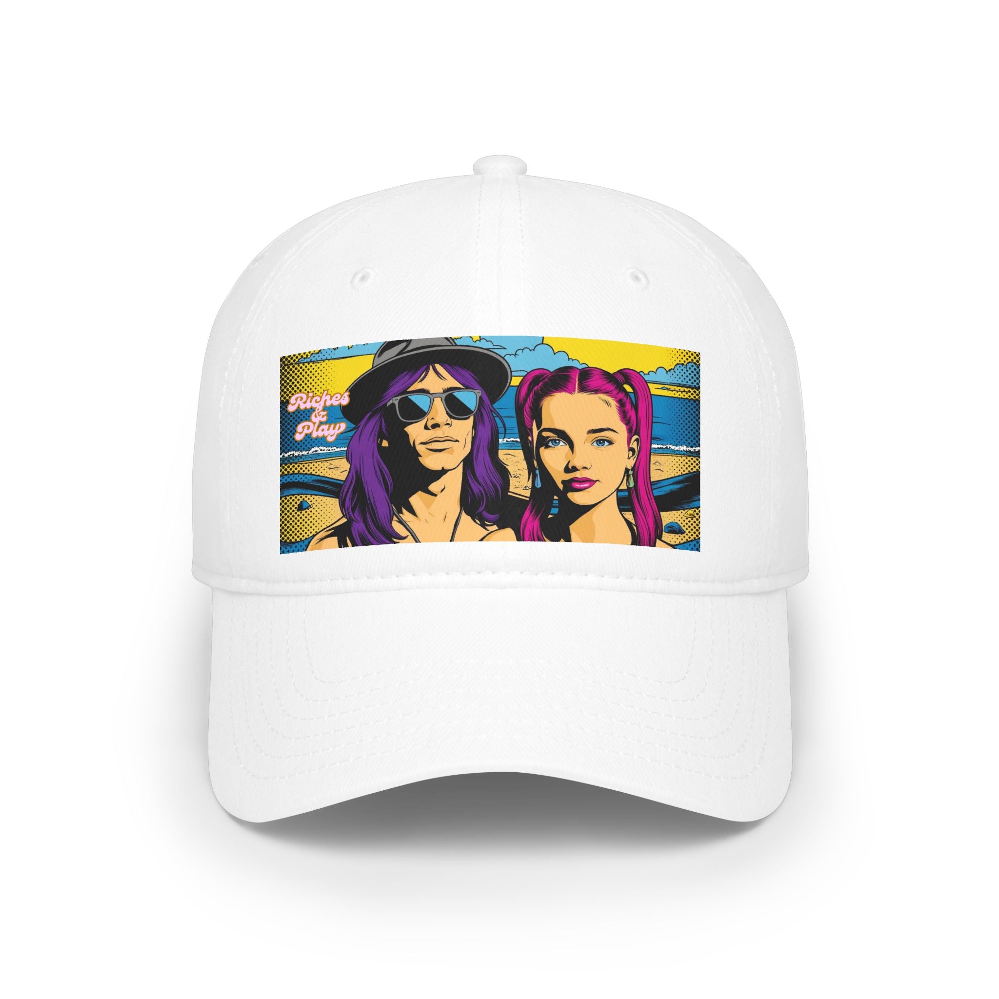 Lovers & Beach Baseball Cap | Shh...It's Art | Riches & Play