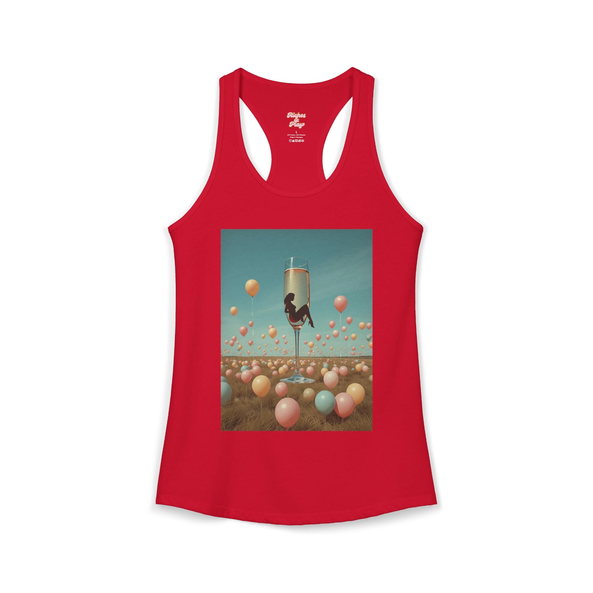 Champagne Party Racerback Tank | Champagne Squad | Riches & Play