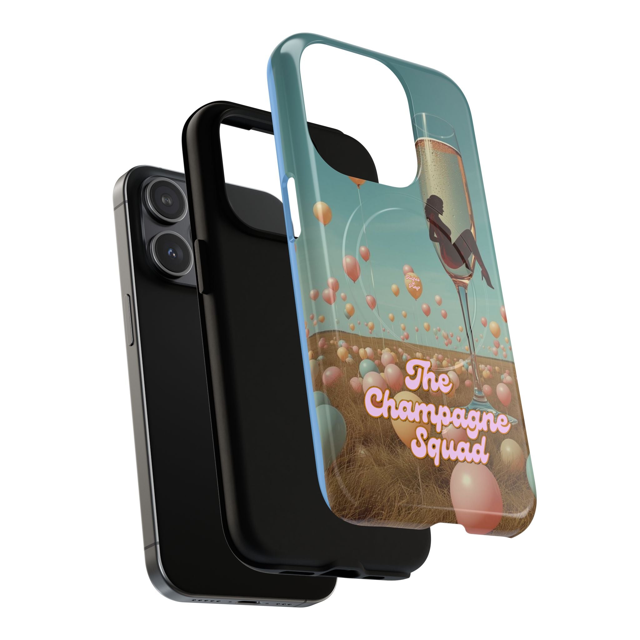Tough Magnetic Case — Champagne Squad Sexy Lady Freedom Design