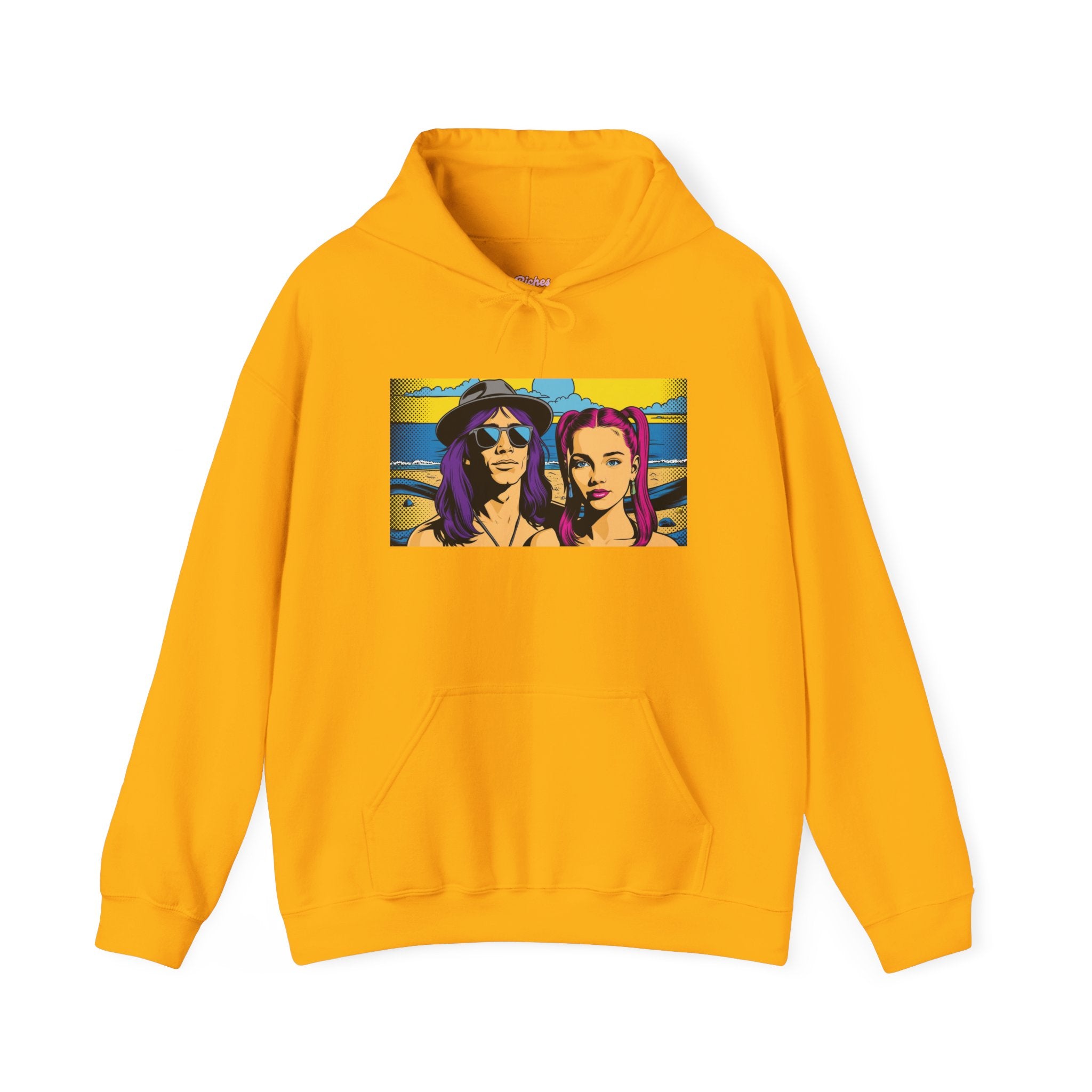 Lovers & Beach Hoodie | Shh...It's Art Collection | Riches & Play