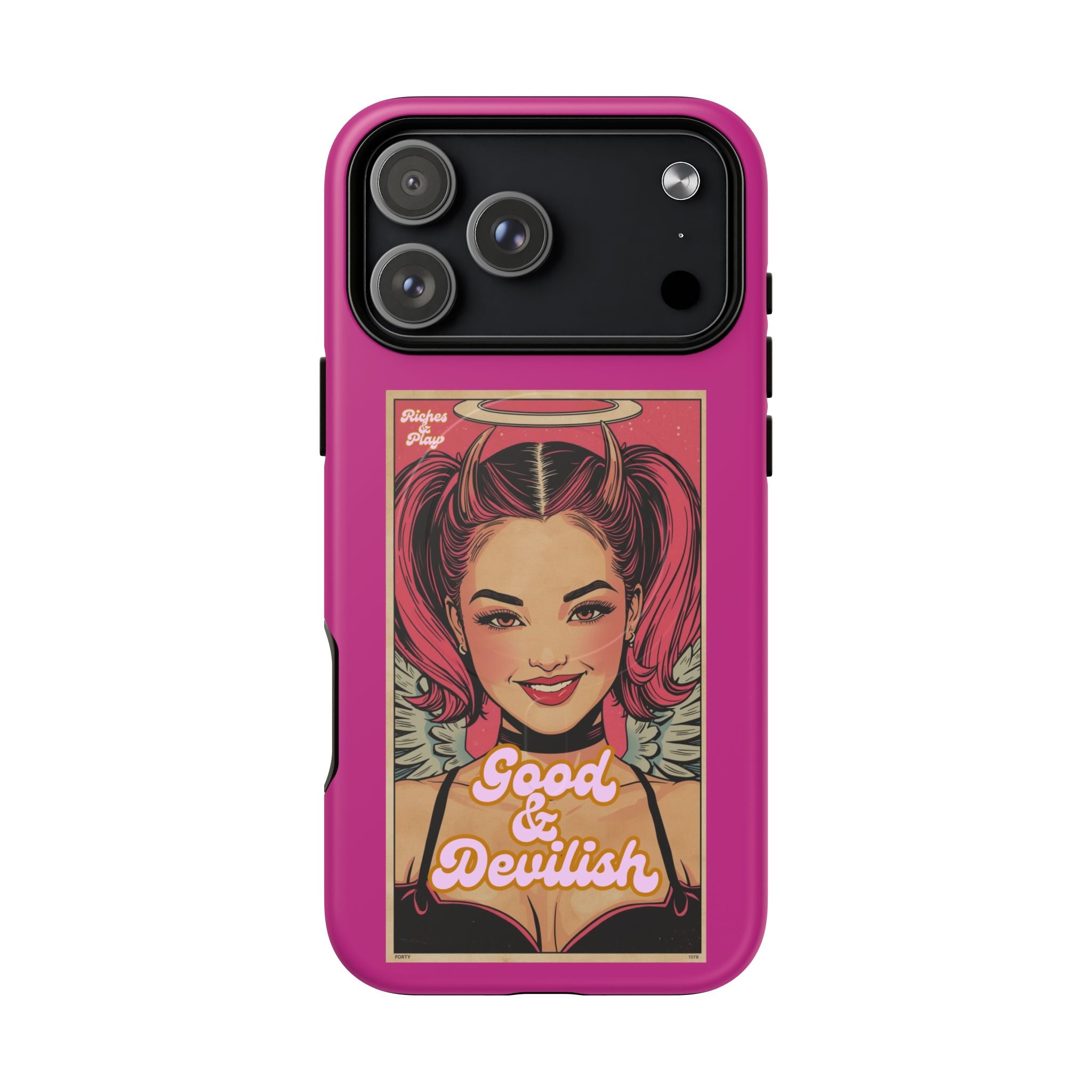 Good & Devilish iPhone 17 Case — Heaven & Hell Magnetic Phone Case