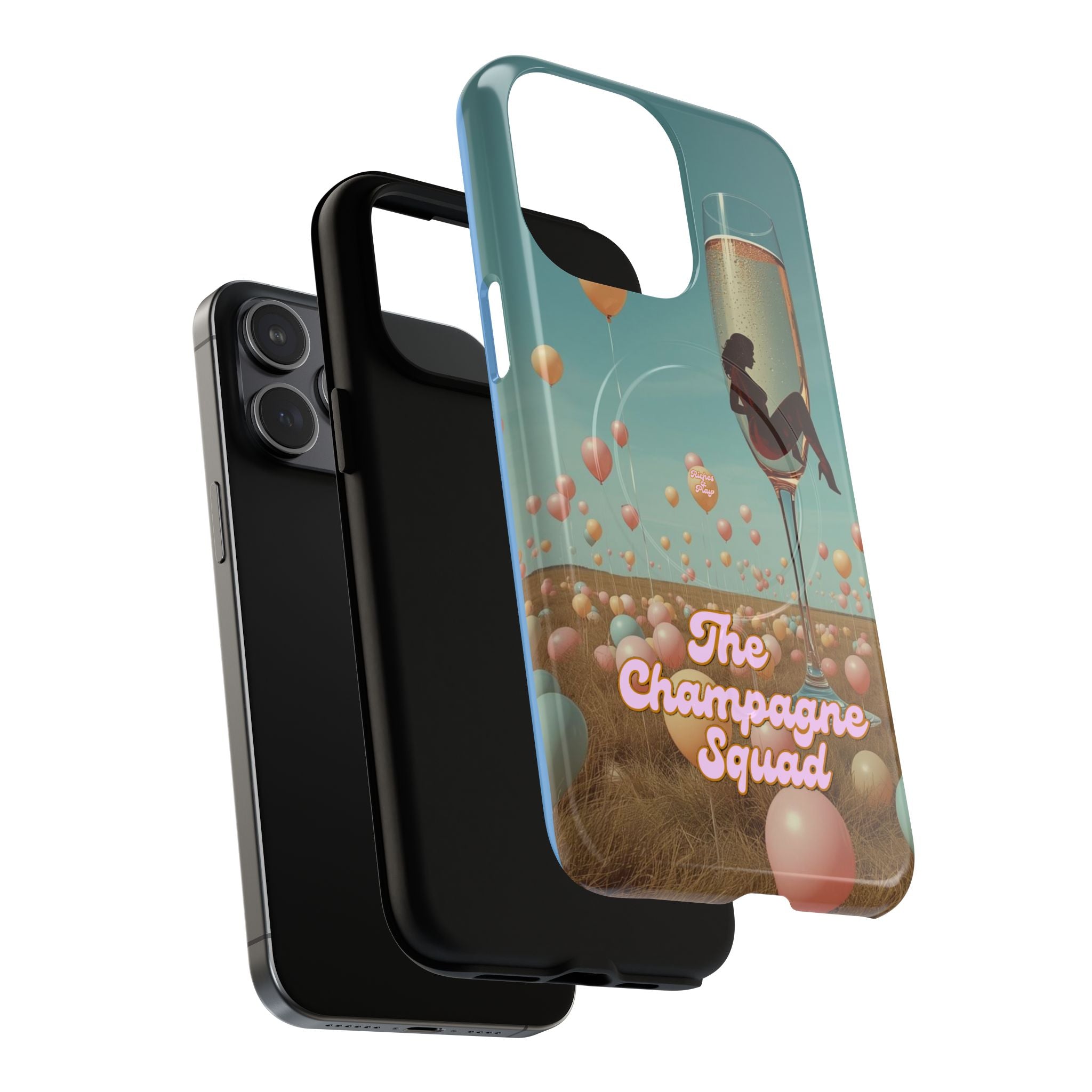 Tough Magnetic Case — Champagne Squad Sexy Lady Freedom Design