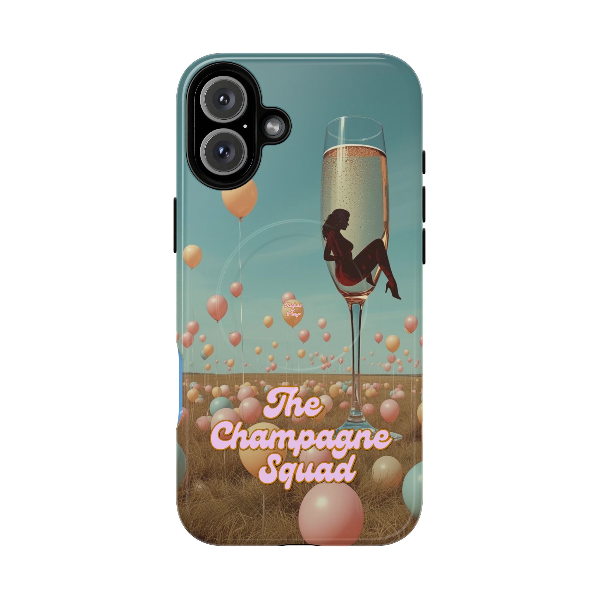 Tough Magnetic Case — Champagne Squad Sexy Lady Freedom Design