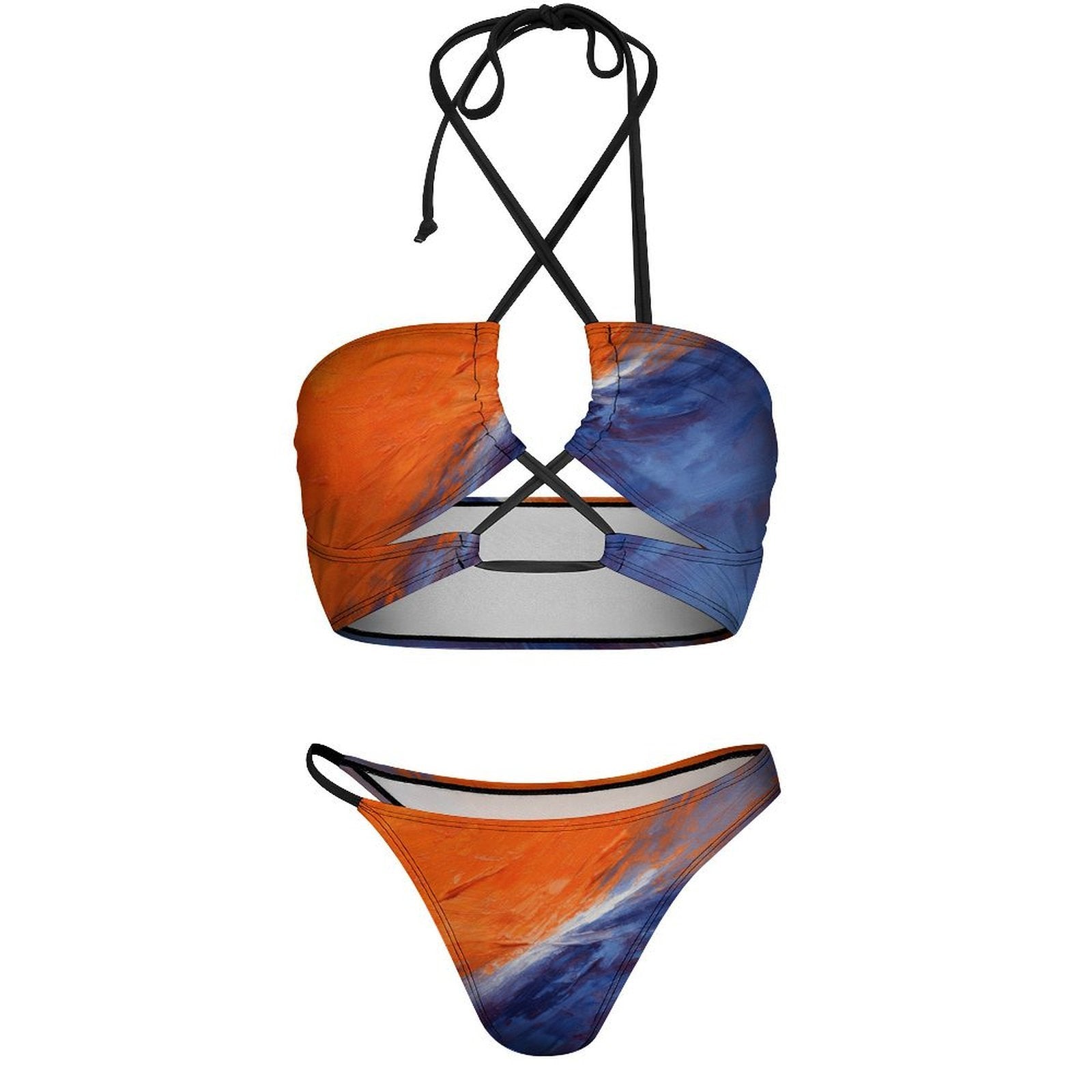 Phases of an orgasm criscross bikini