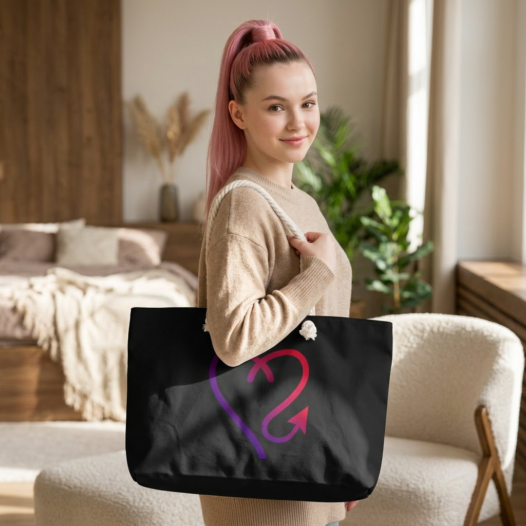 Good & Devilish Weekender Bag – Luxury Travel Tote | Riches & Play