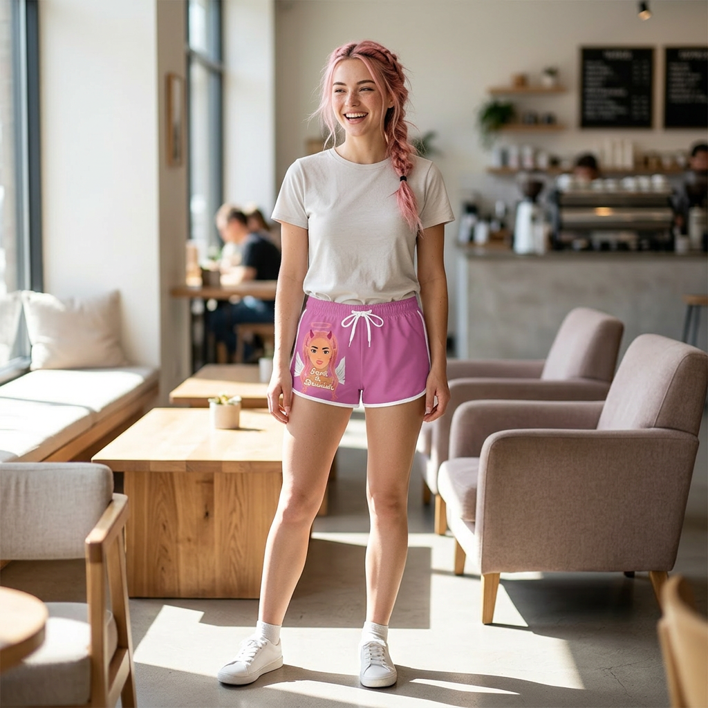 Relaxed 'Good & Devilish' Shorts | Riches & Play