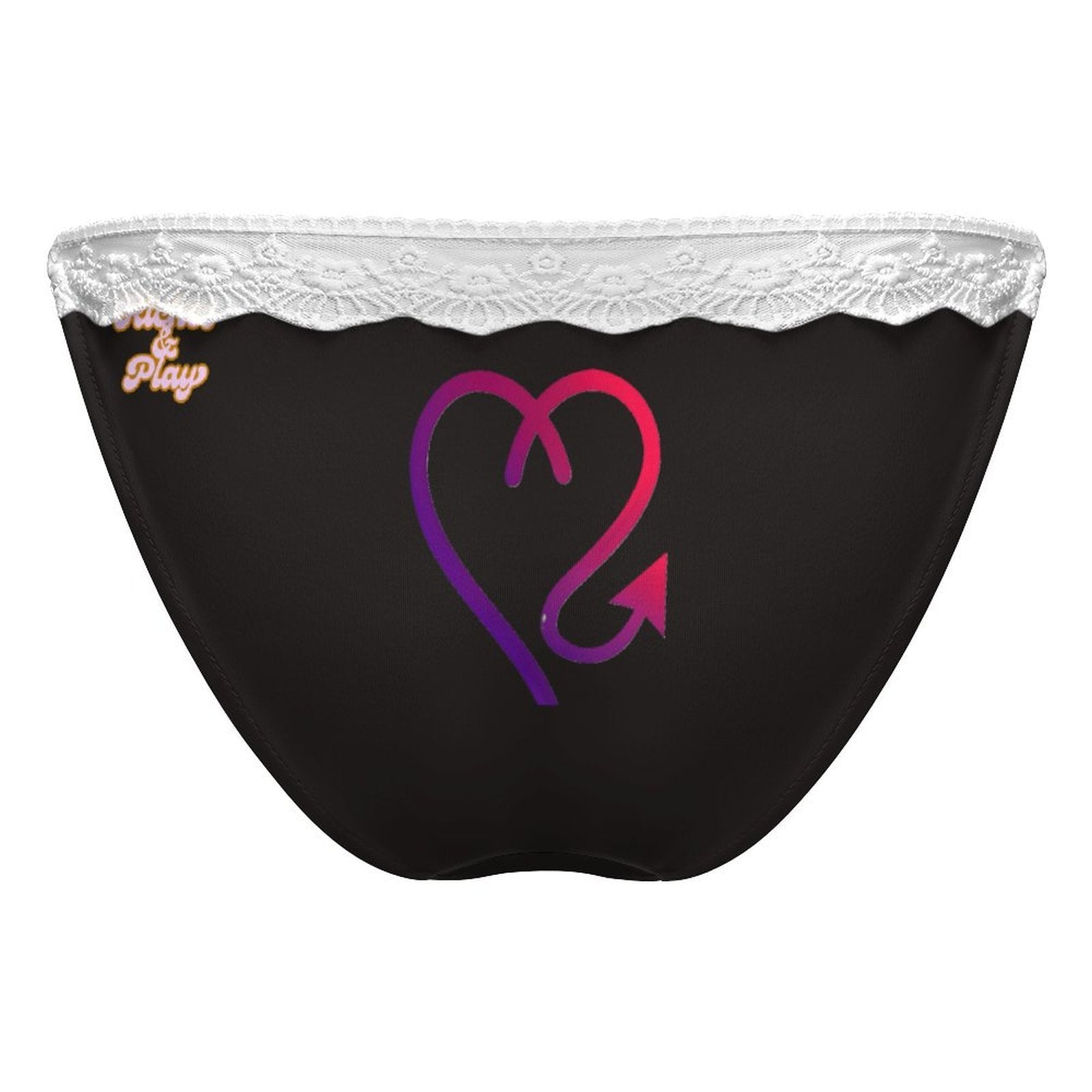 Good & Devilish lace trim sexy underwear