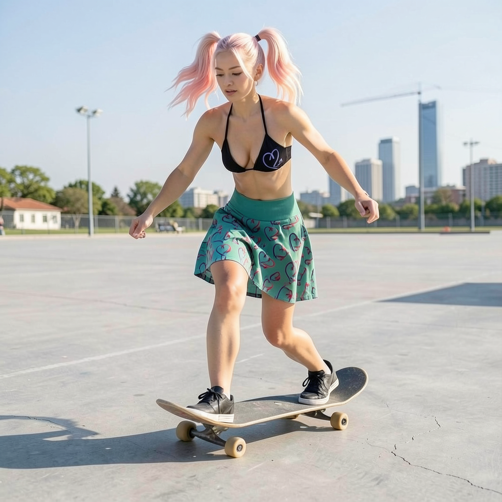 Good & Devilish Skater Skirt – Bold Feminine Statement Skirt | Riches & Play