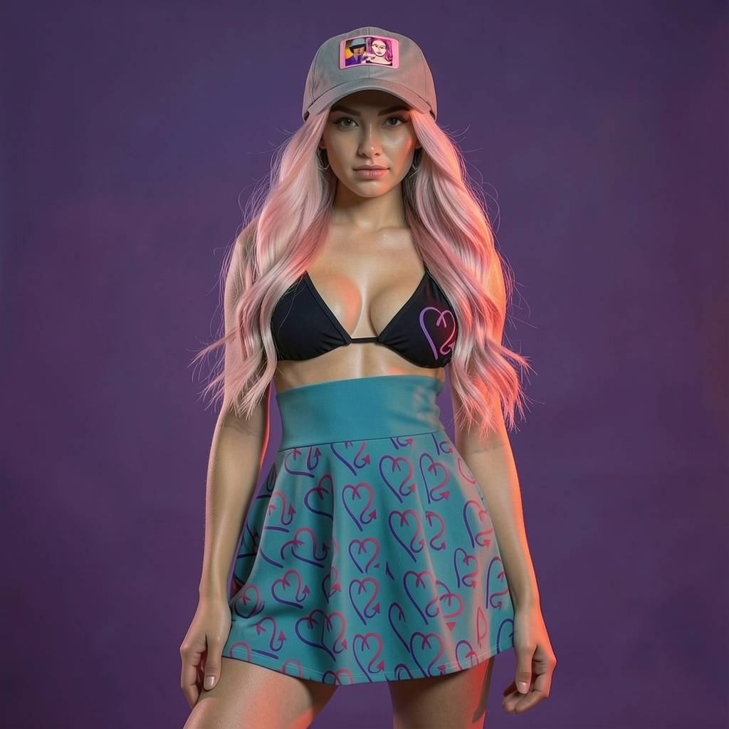 'Artistry' Leather Patch Hat | Shh...It's Art Collection | Riches & Play
